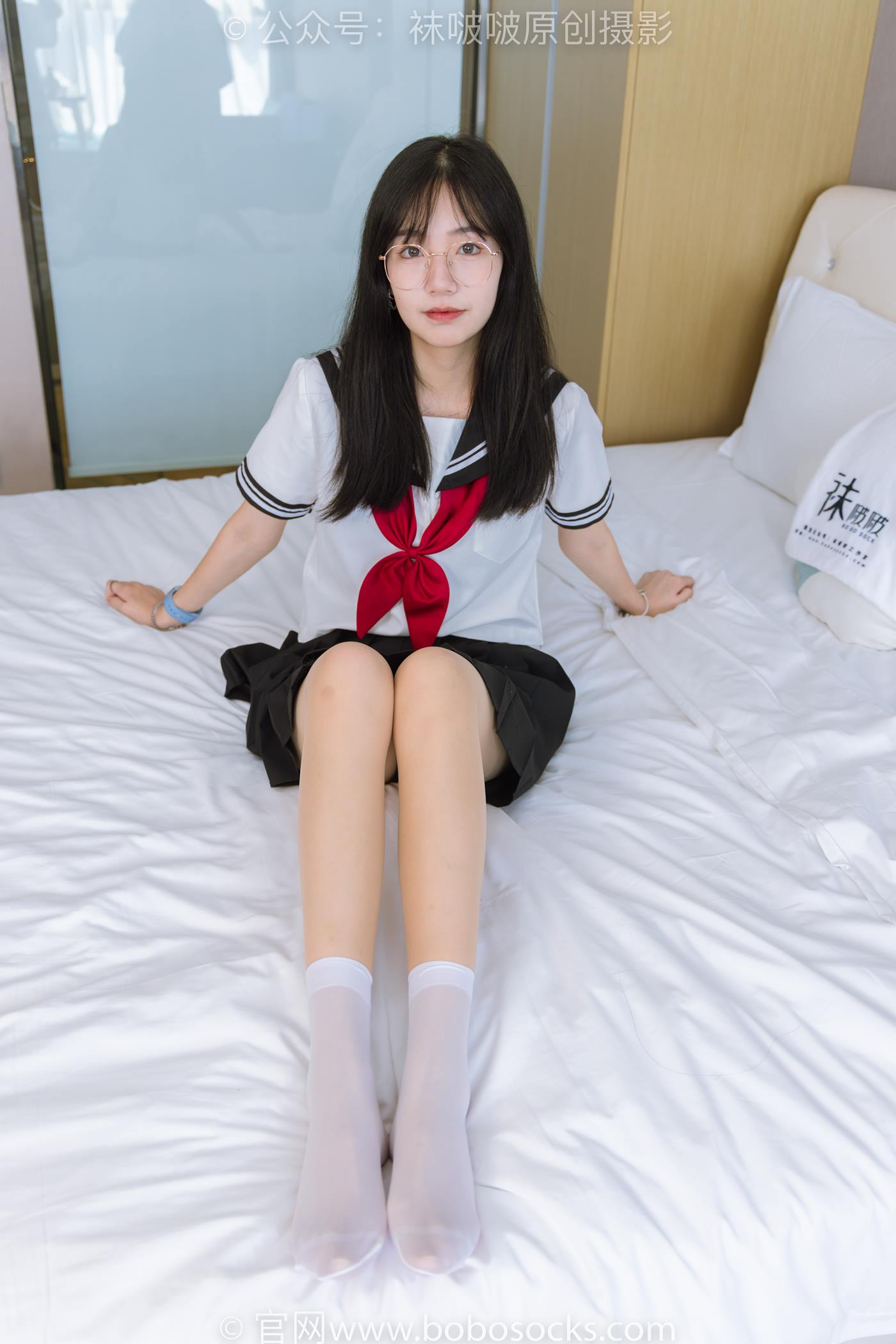 图片[66]-[BoBoSocks袜啵啵]NO.197 小甜豆-皮鞋、短白丝、肉丝、jk制服[139P] – 速更版-美库