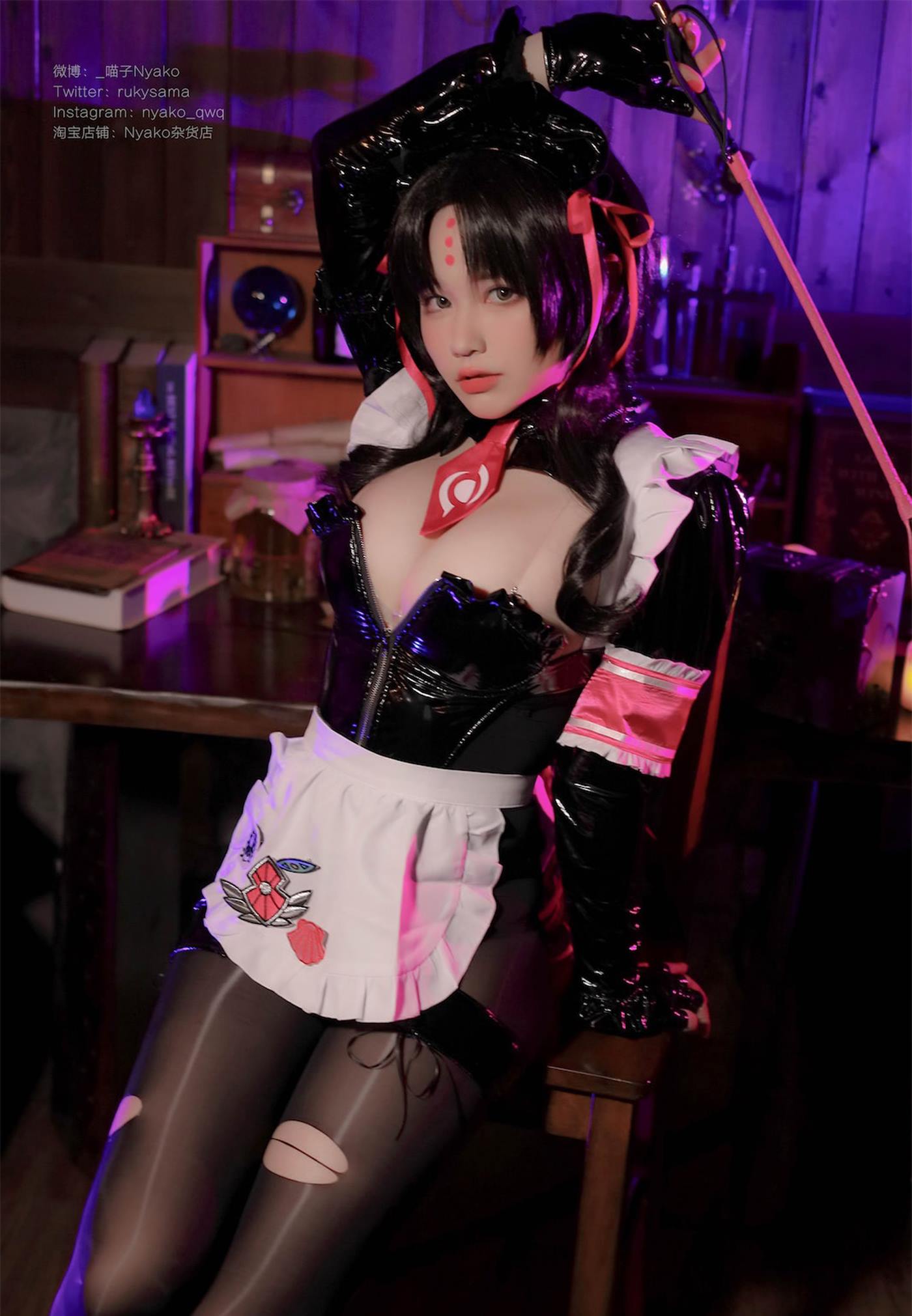 图片[19]-Nyako喵子  – 杀生院女仆[37P] – 速更版-美库