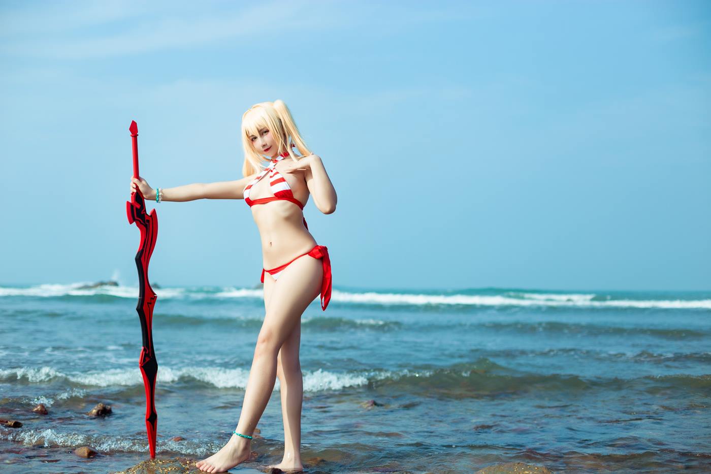 图片[15]-九曲Jean  – 尼禄泳装[14P] – 速更版-美库