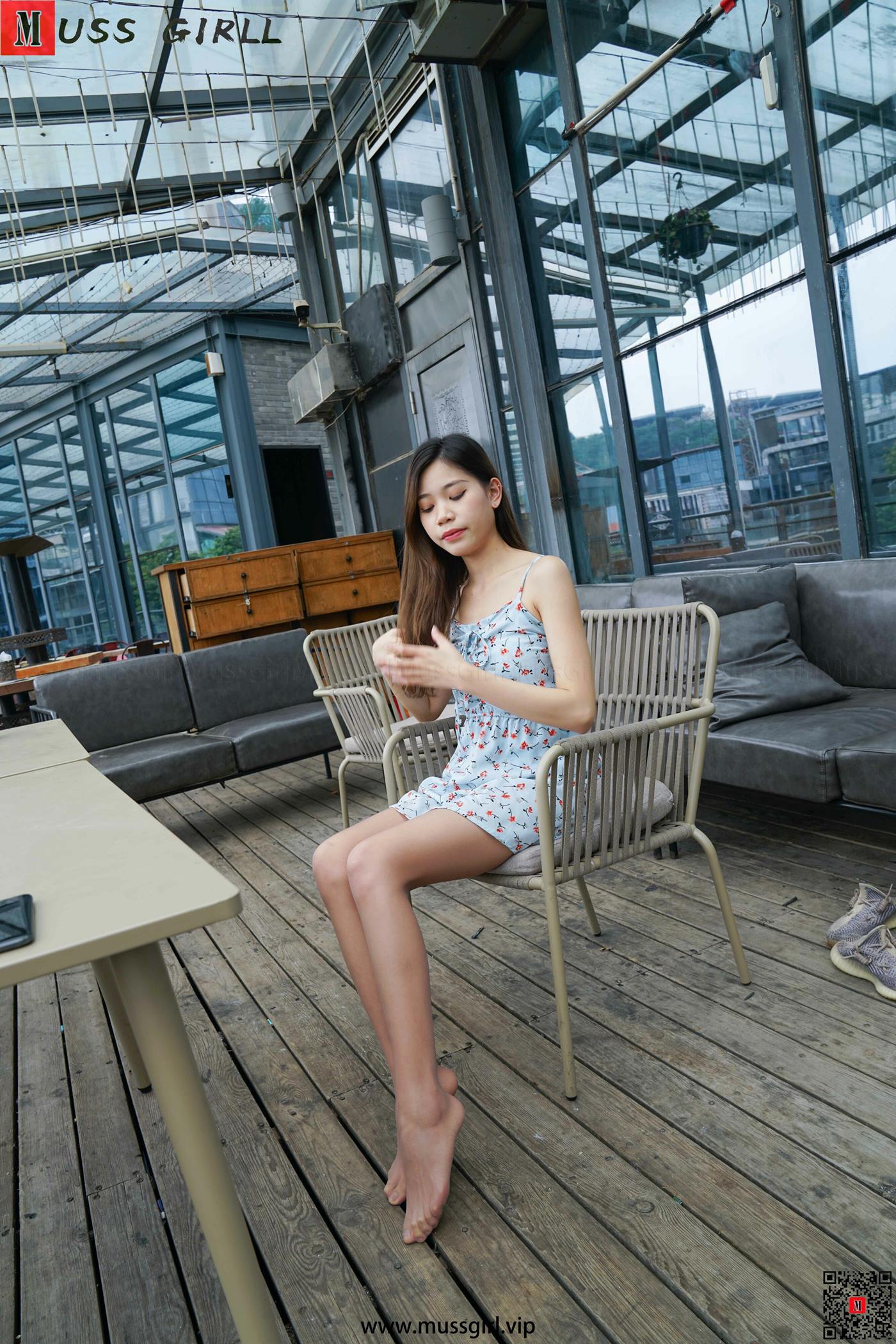 图片[55]-[MussGirl慕丝女郎]NO.444 露琪 A 蓝色碎花裙[122P] – 速更版-美库