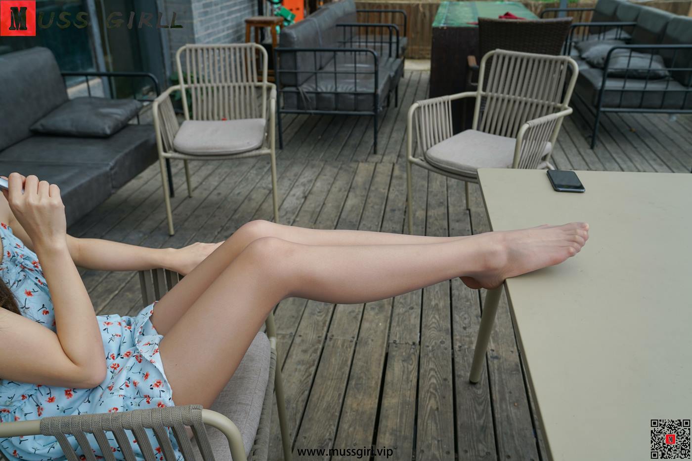 图片[57]-[MussGirl慕丝女郎]NO.444 露琪 B 蓝色碎花裙[132P] – 速更版-美库