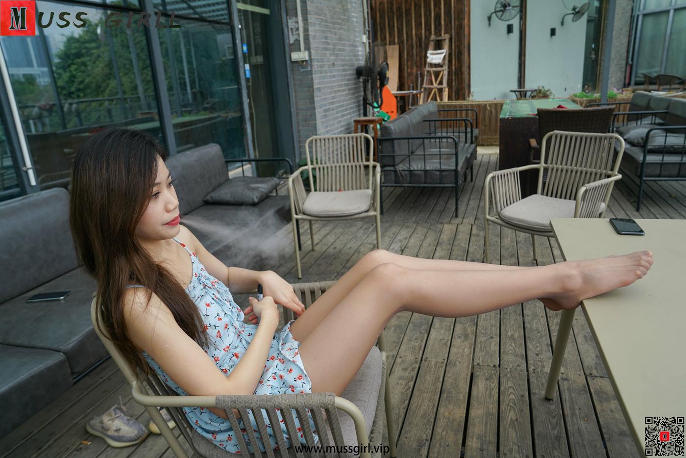 图片[58]-[MussGirl慕丝女郎]NO.444 露琪 B 蓝色碎花裙[132P] – 速更版-美库