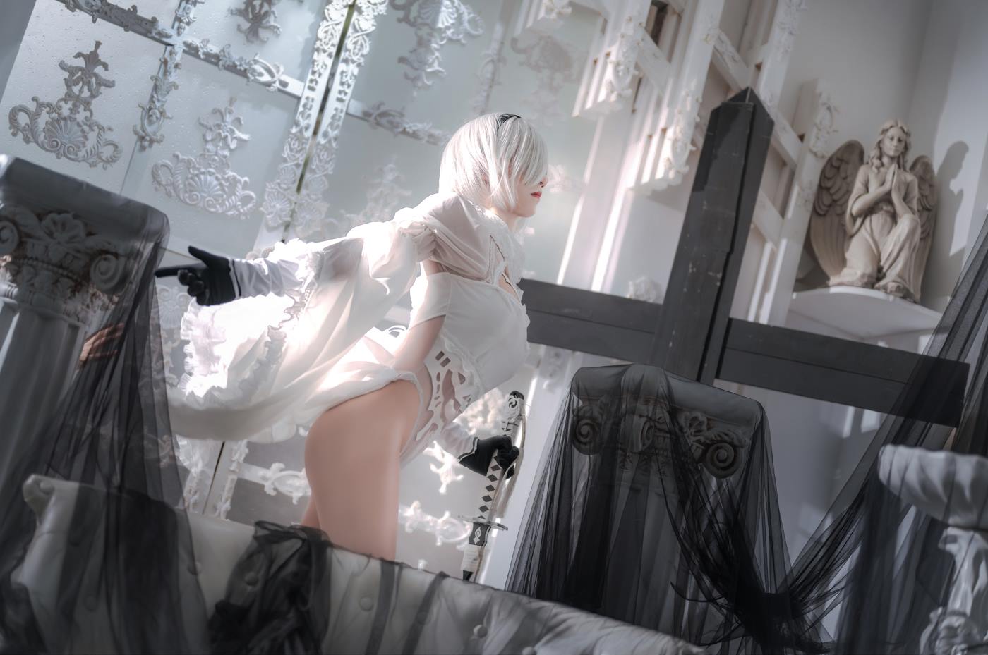 图片[10]-动漫博主桜满三时  2B花嫁 [12P] – 速更版-美库