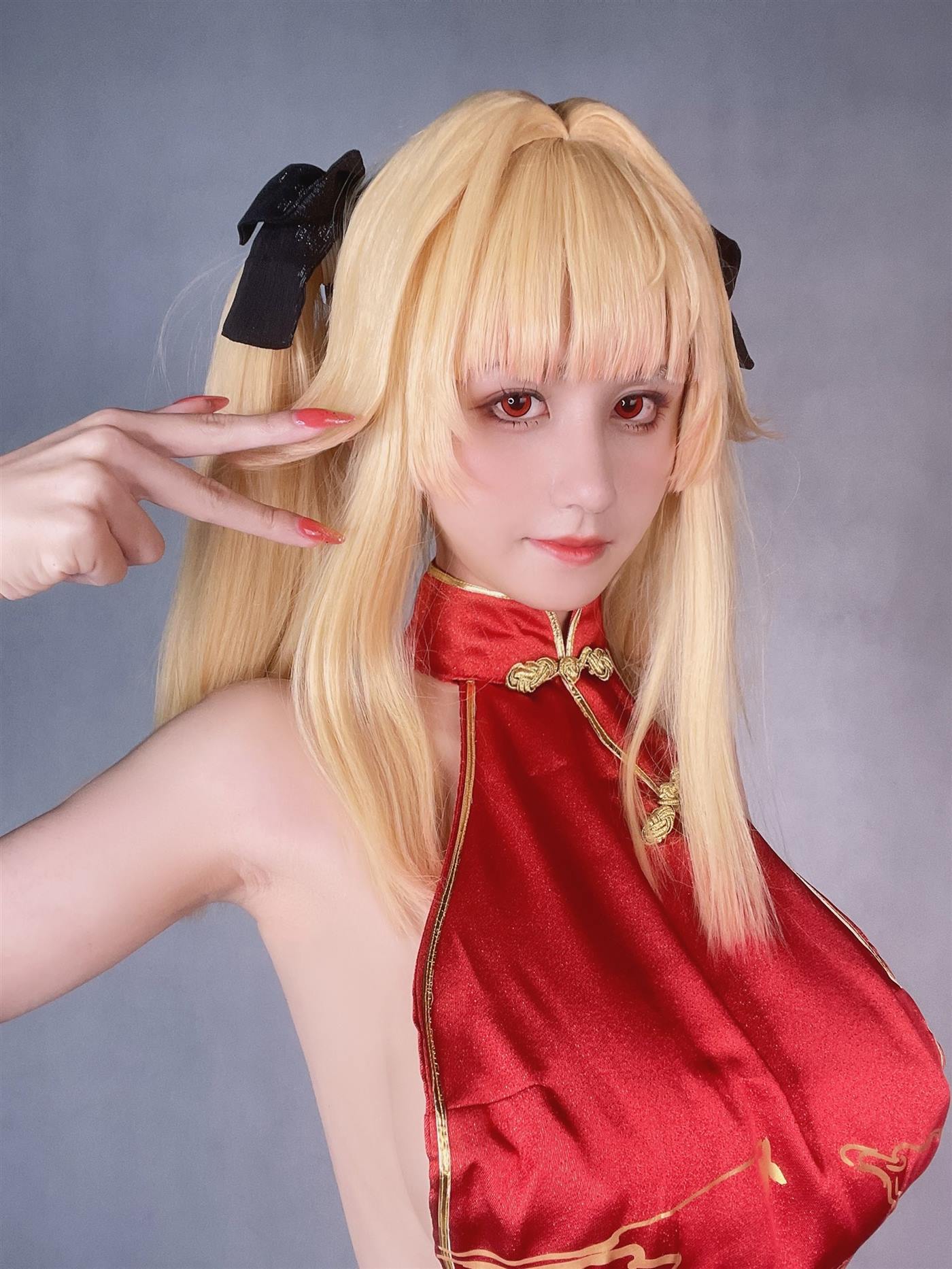 图片[25]-动漫博主桜满三时  萌姬联合 旗袍 [45P] – 速更版-美库