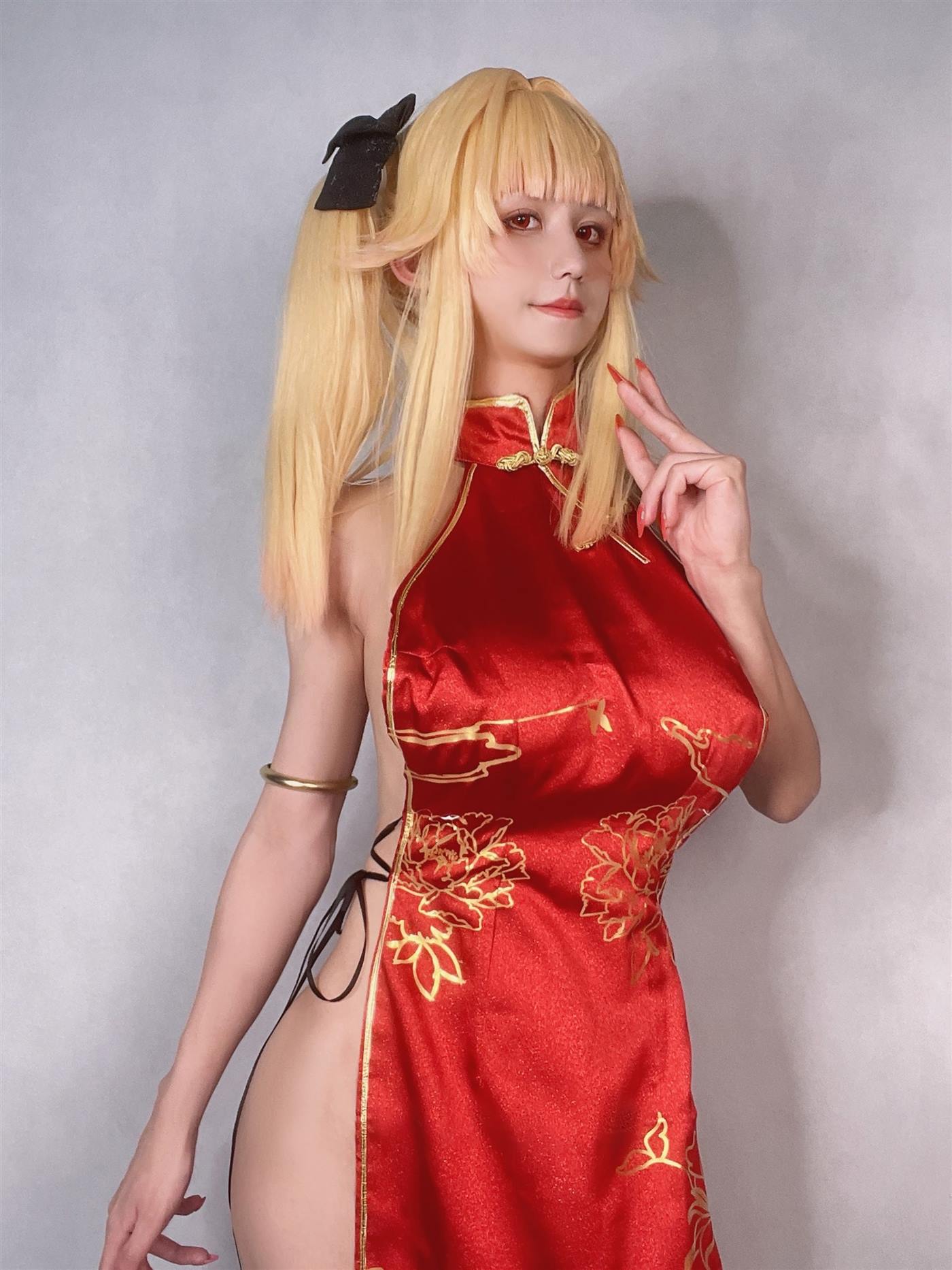 图片[31]-动漫博主桜满三时  萌姬联合 旗袍 [45P] – 速更版-美库