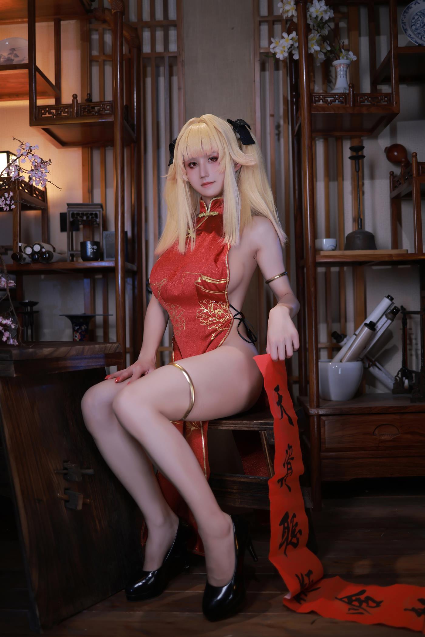 图片[46]-动漫博主桜满三时  萌姬联合 旗袍 [45P] – 速更版-美库