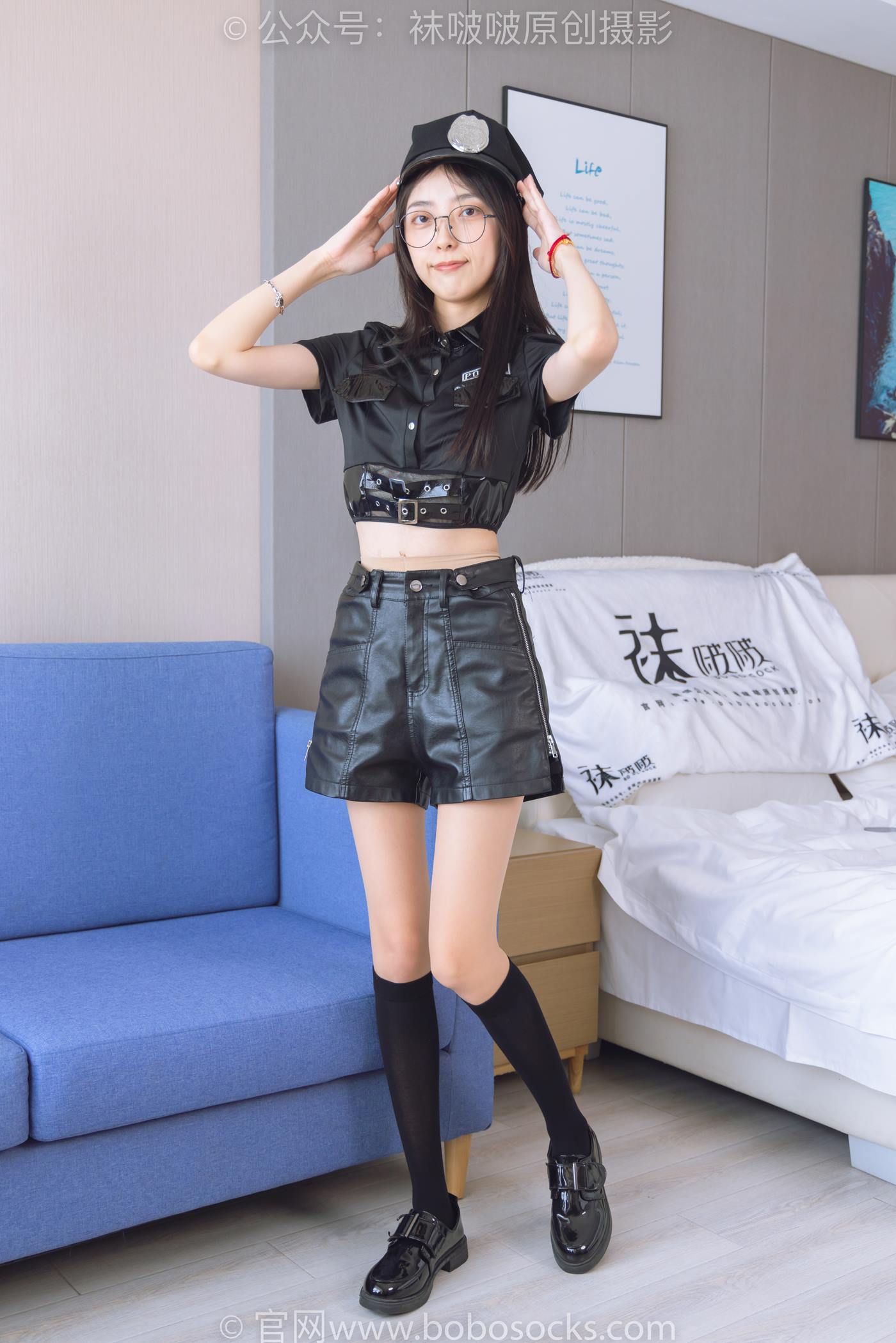 图片[23]-[BoBoSocks袜啵啵]NO.198 稚予-皮鞋、黑色小腿袜、高跟鞋、肉丝[138P] – 速更版-美库