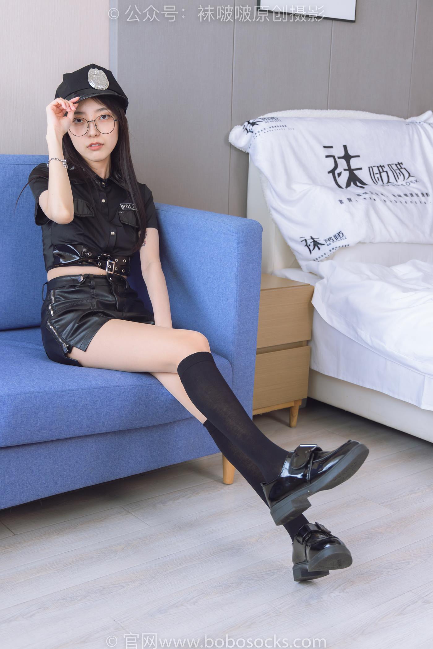 图片[26]-[BoBoSocks袜啵啵]NO.198 稚予-皮鞋、黑色小腿袜、高跟鞋、肉丝[138P] – 速更版-美库