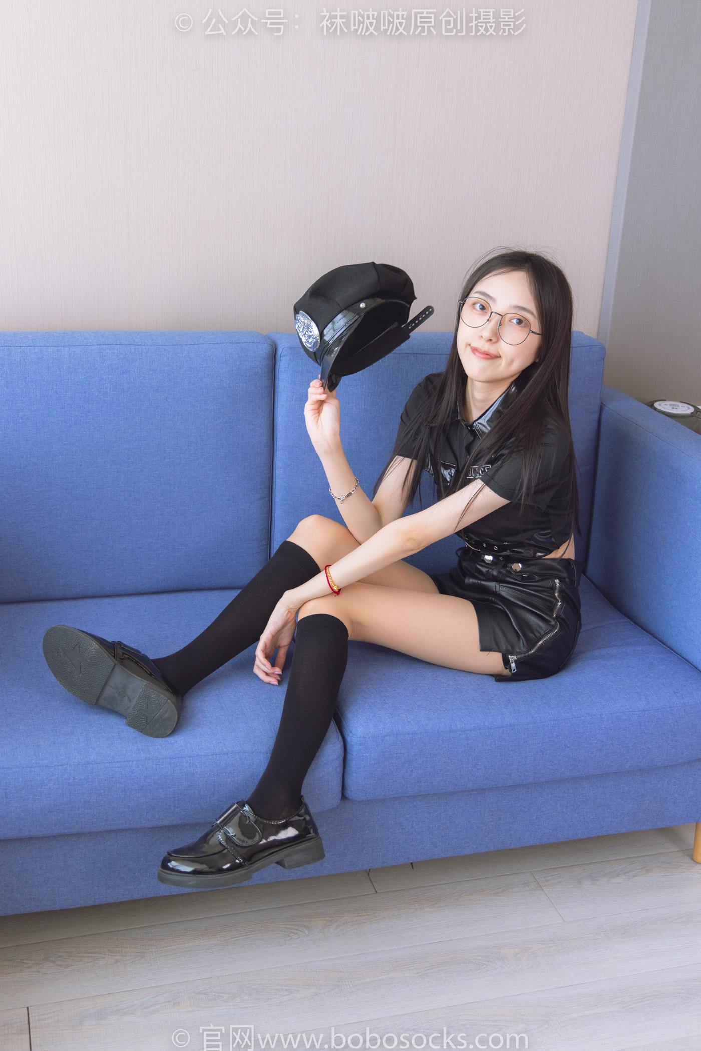 图片[37]-[BoBoSocks袜啵啵]NO.198 稚予-皮鞋、黑色小腿袜、高跟鞋、肉丝[138P] – 速更版-美库