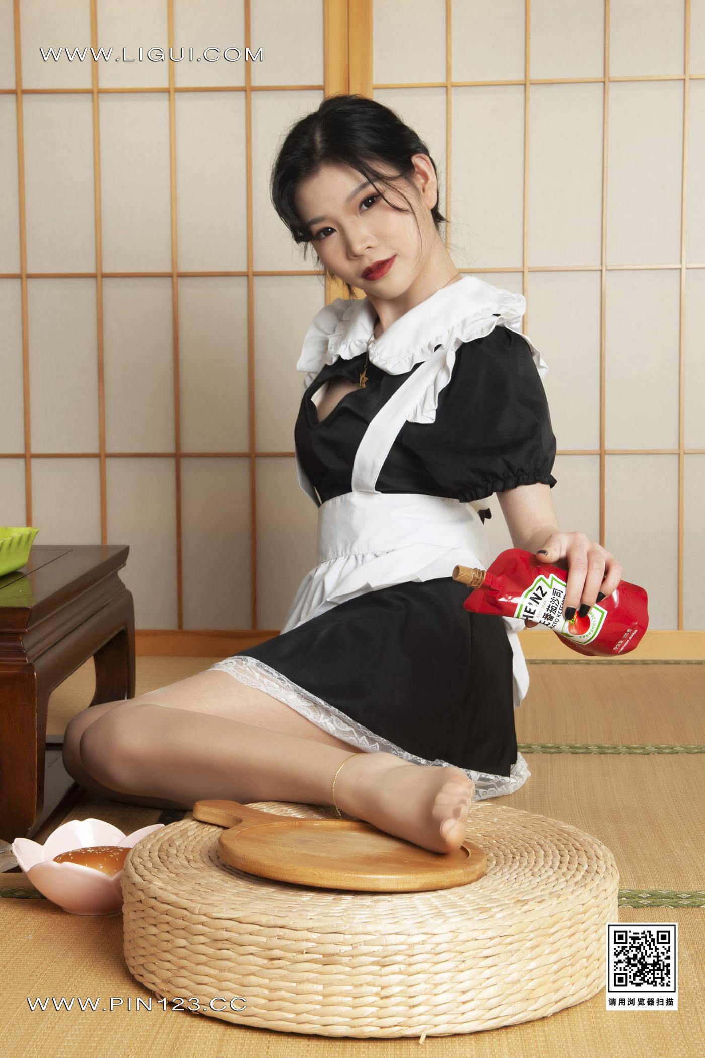 图片[30]-[Ligui丽柜]2023.04.24 肉丝汉堡 橙子[66P] – 速更版-美库