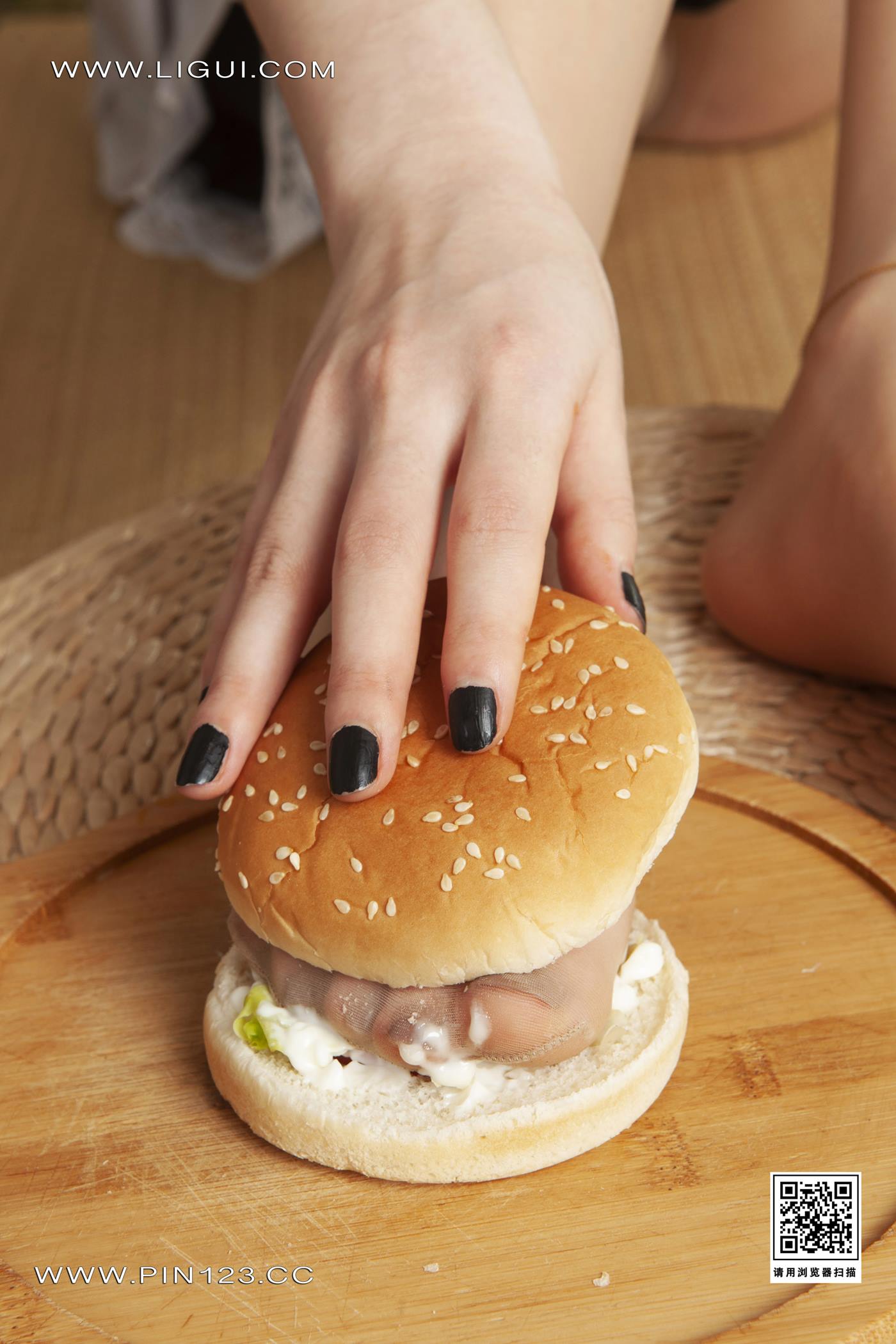 图片[51]-[Ligui丽柜]2023.04.24 肉丝汉堡 橙子[66P] – 速更版-美库