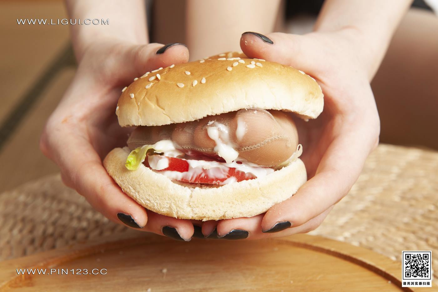 图片[52]-[Ligui丽柜]2023.04.24 肉丝汉堡 橙子[66P] – 速更版-美库