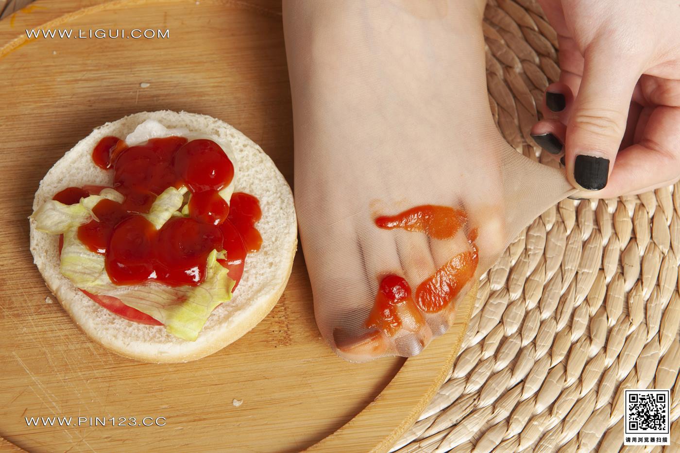 图片[54]-[Ligui丽柜]2023.04.24 肉丝汉堡 橙子[66P] – 速更版-美库