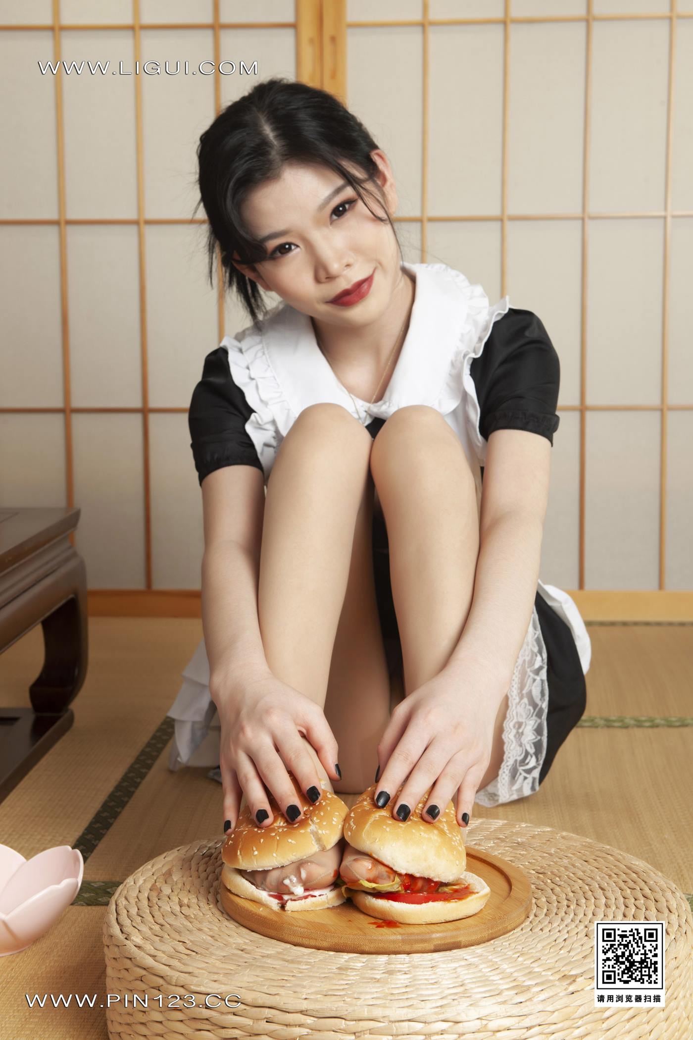 图片[58]-[Ligui丽柜]2023.04.24 肉丝汉堡 橙子[66P] – 速更版-美库