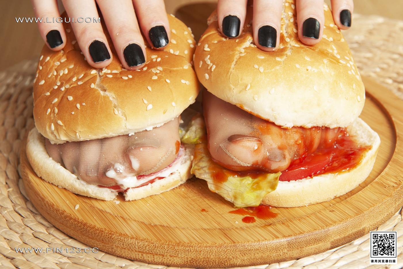 图片[59]-[Ligui丽柜]2023.04.24 肉丝汉堡 橙子[66P] – 速更版-美库