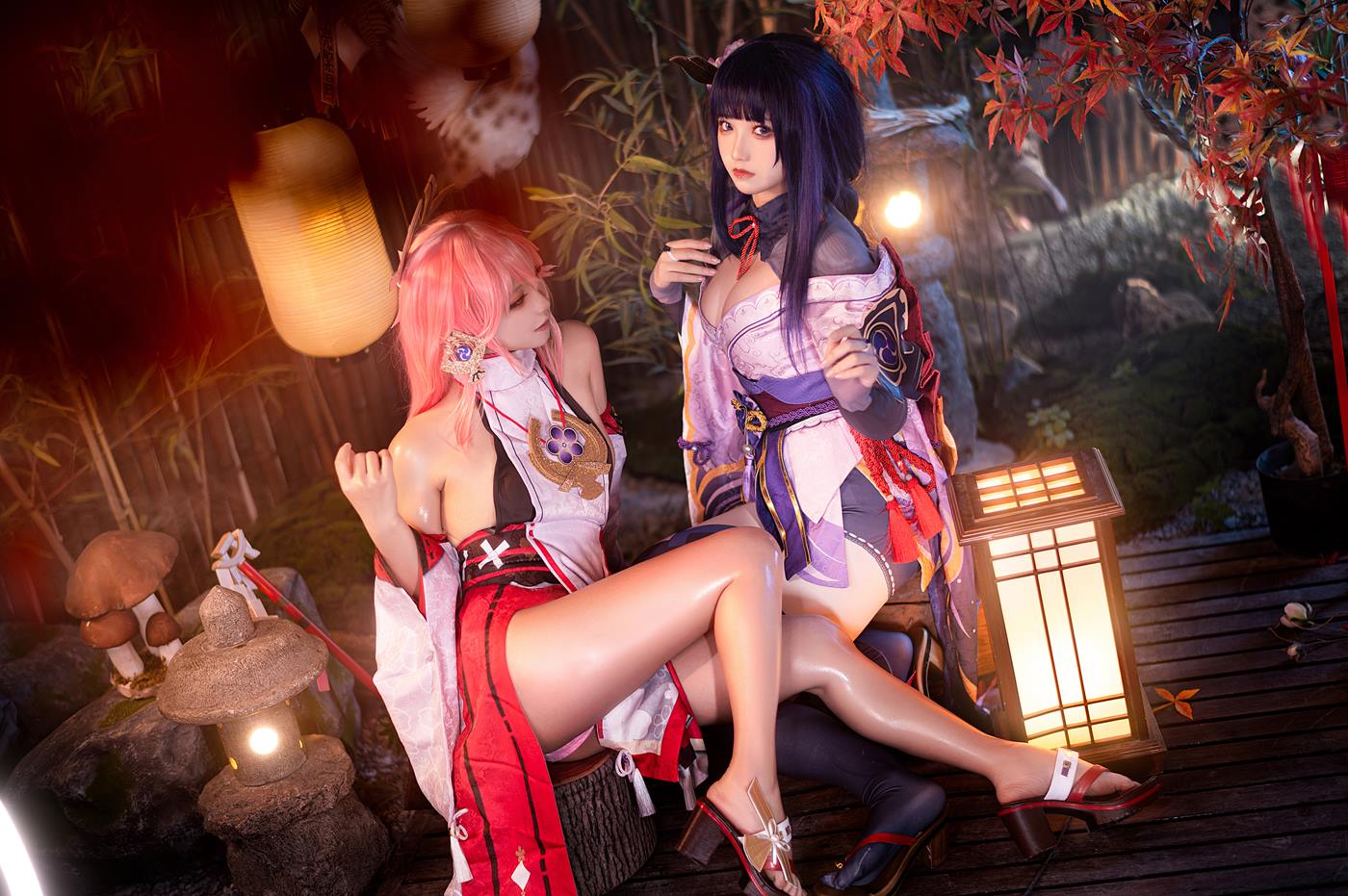 图片[37]-伊喵君 & 景三 – 八重&雷神 双倍快乐[52P] – 速更版-美库