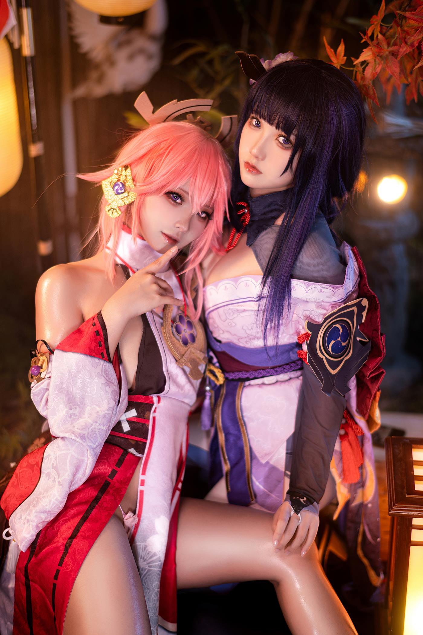 图片[39]-伊喵君 & 景三 – 八重&雷神 双倍快乐[52P] – 速更版-美库