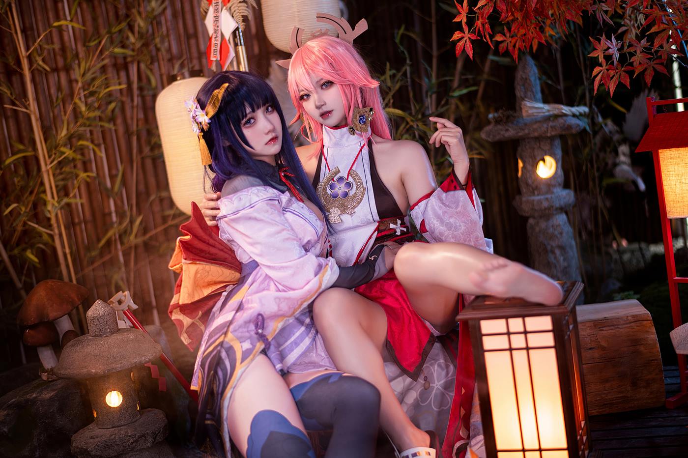 图片[42]-伊喵君 & 景三 – 八重&雷神 双倍快乐[52P] – 速更版-美库