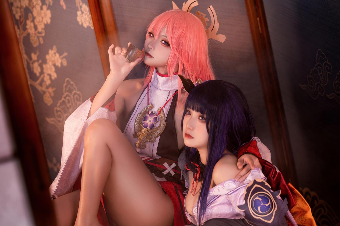 图片[51]-伊喵君 & 景三 – 八重&雷神 双倍快乐[52P] – 速更版-美库