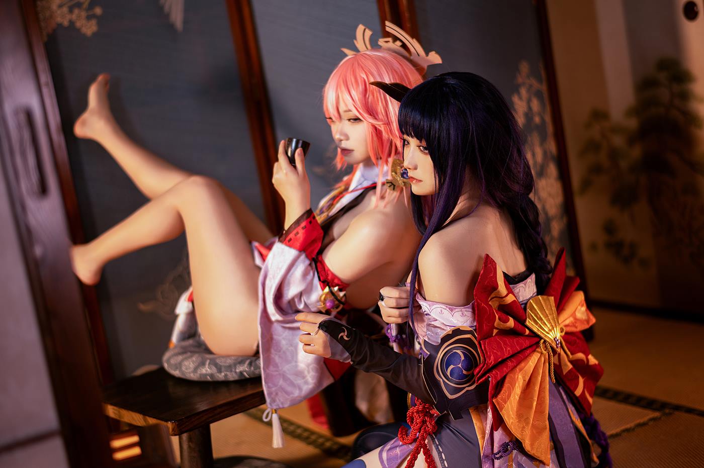 图片[53]-伊喵君 & 景三 – 八重&雷神 双倍快乐[52P] – 速更版-美库