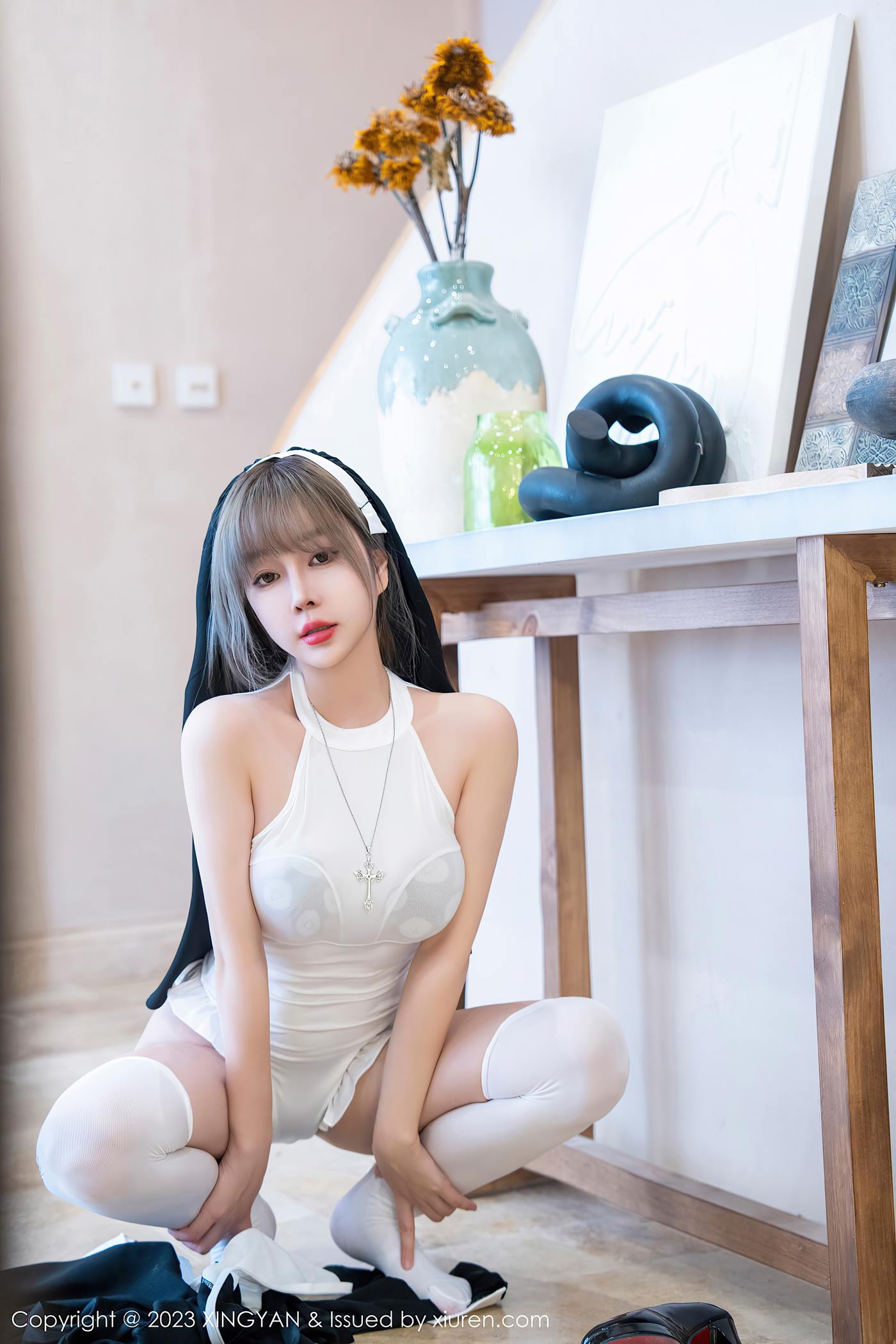 图片[28]-[XINGYAN星颜社] 2023.03.24 VOL.187 王雨纯 修女服美臀[31P] – 速更版-美库