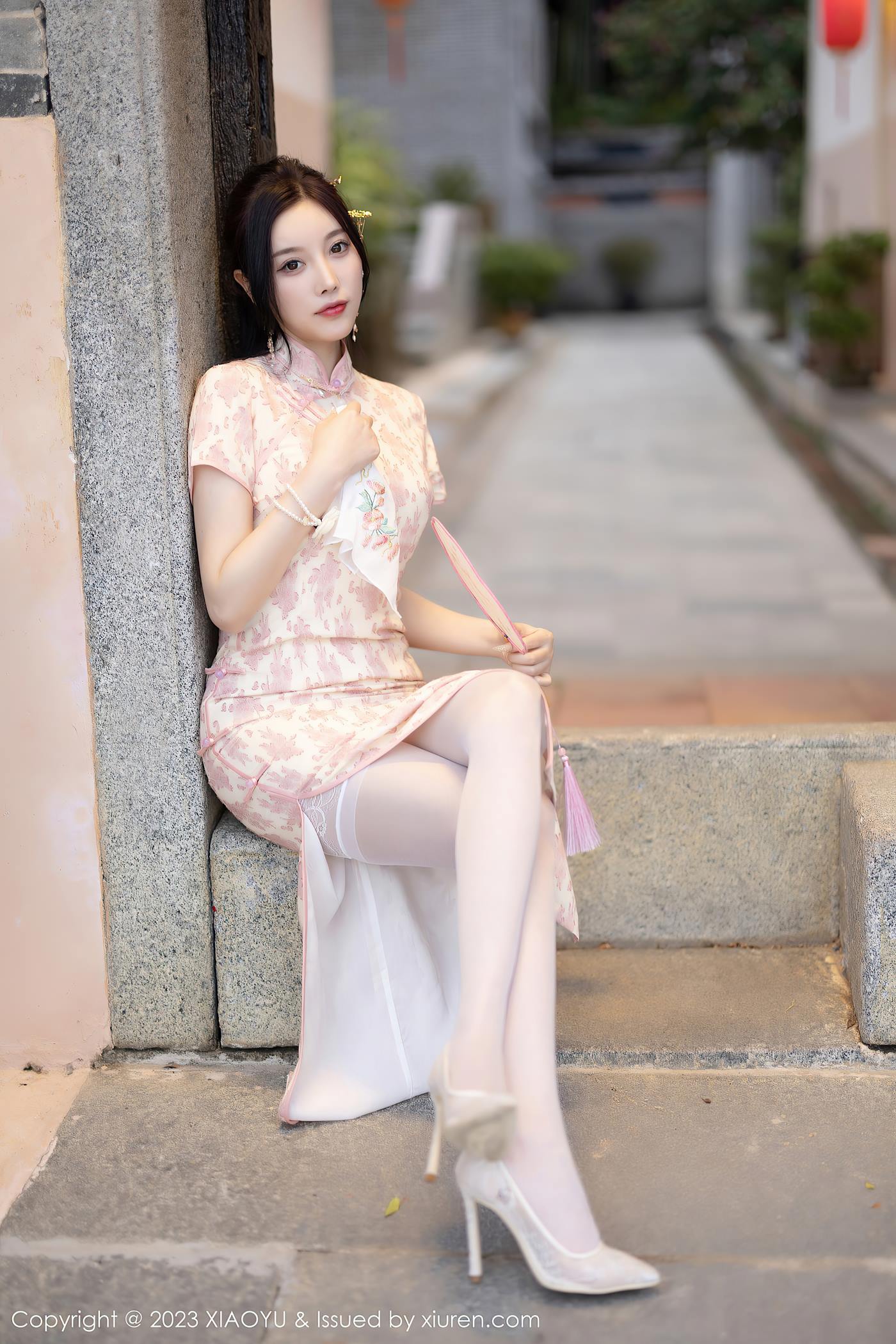 图片[12]-[XIAOYU语画界] 2023.03.24 VOL.993 杨晨晨Yome 旗袍美腿[46P] – 速更版-美库