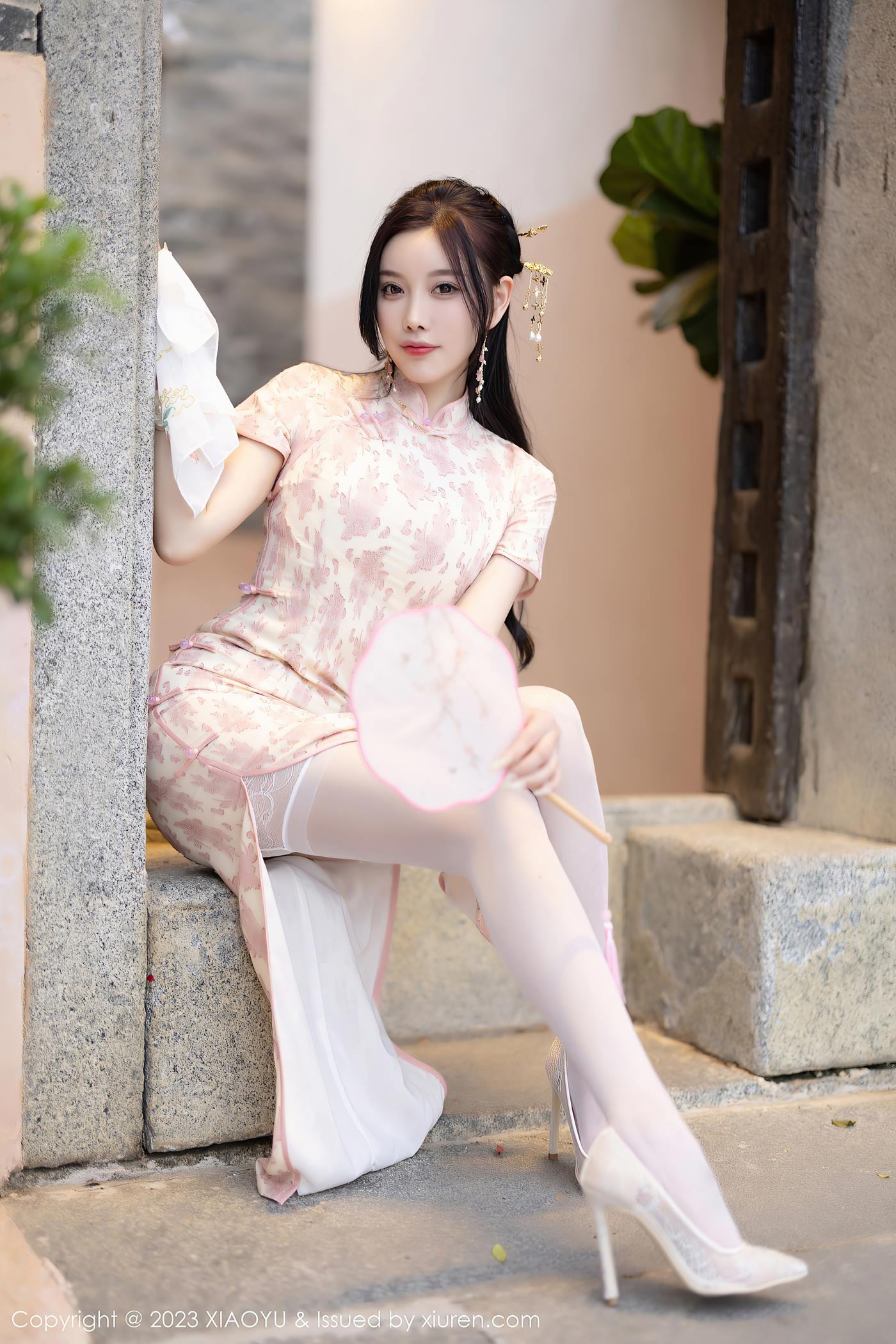 图片[26]-[XIAOYU语画界] 2023.03.24 VOL.993 杨晨晨Yome 旗袍美腿[46P] – 速更版-美库