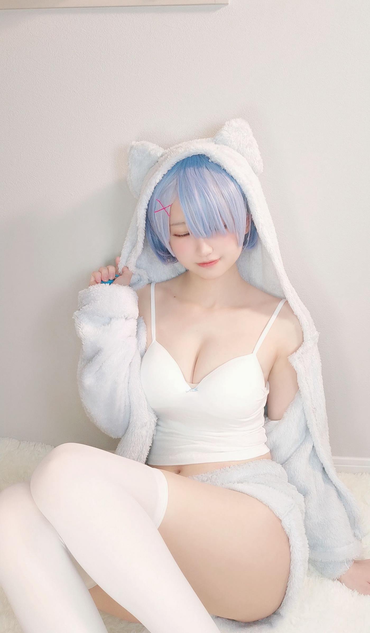 图片[12]-千阳(ちよ) – 雷姆睡衣[13P] – 速更版-美库