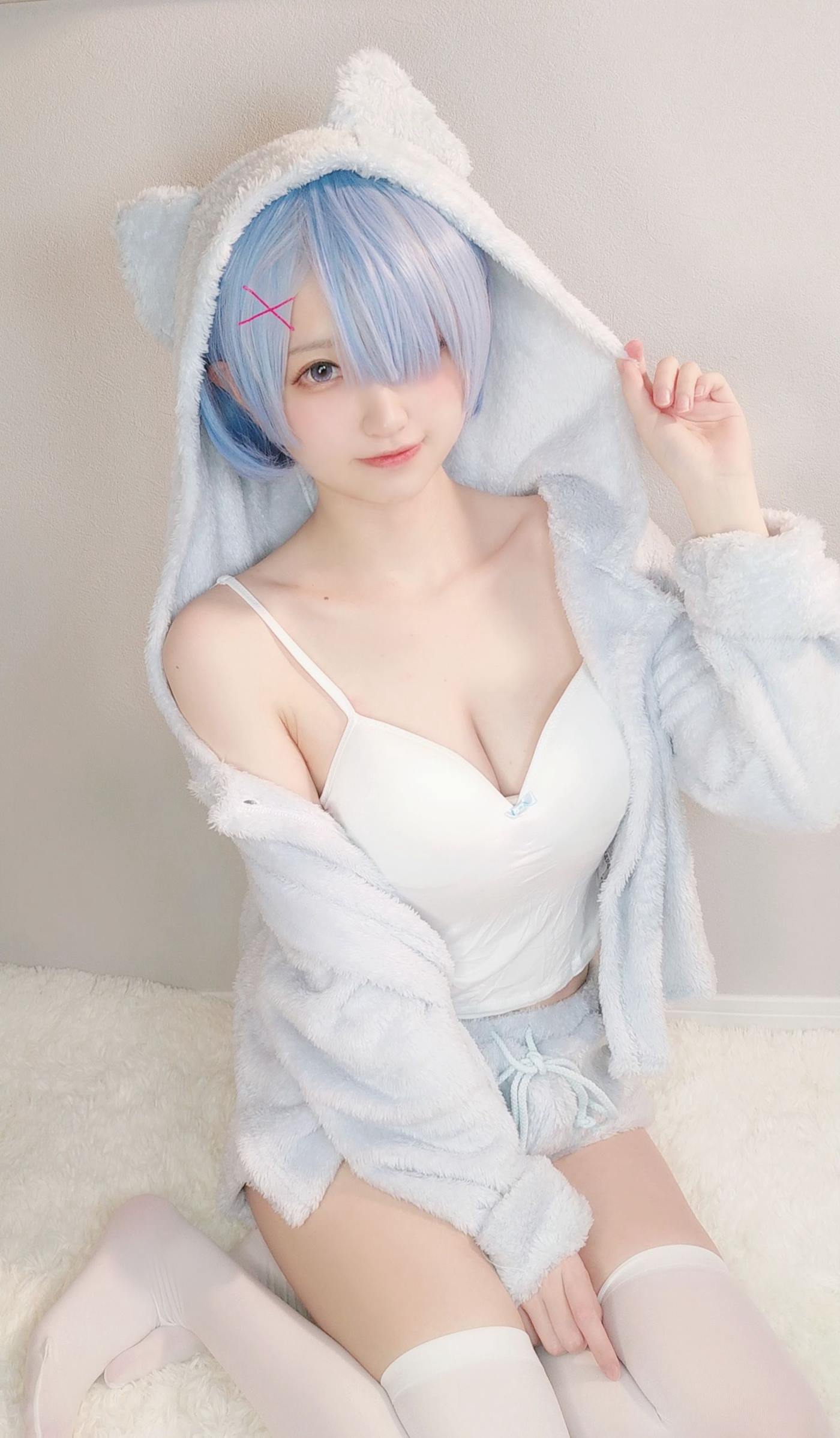 图片[13]-千阳(ちよ) – 雷姆睡衣[13P] – 速更版-美库