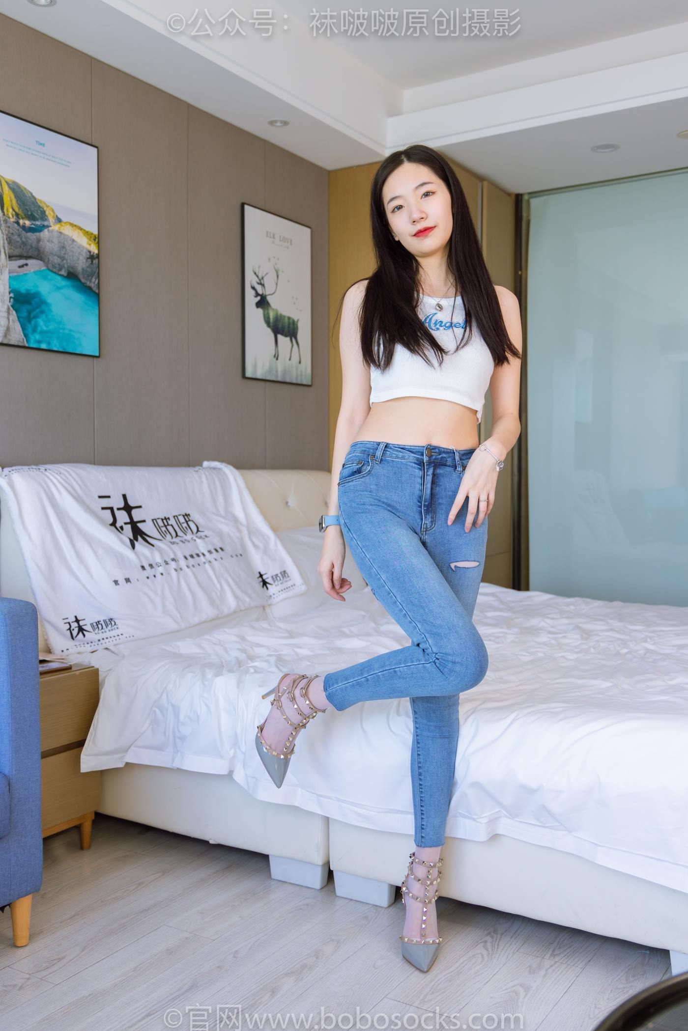 图片[10]-[BoBoSocks袜啵啵]NO.201 小甜豆-高跟鞋、白丝[140P] – 速更版-美库