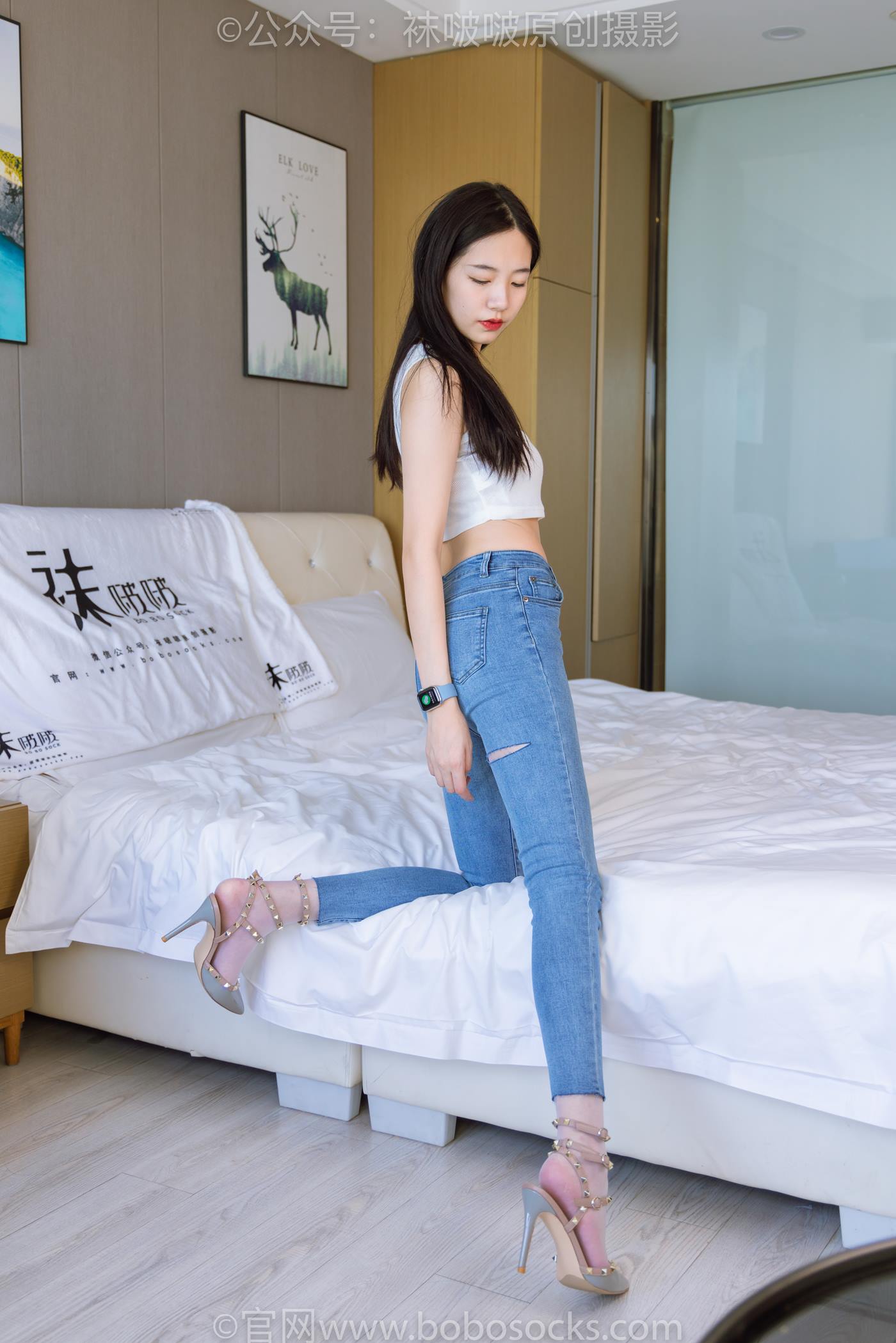 图片[18]-[BoBoSocks袜啵啵]NO.201 小甜豆-高跟鞋、白丝[140P] – 速更版-美库