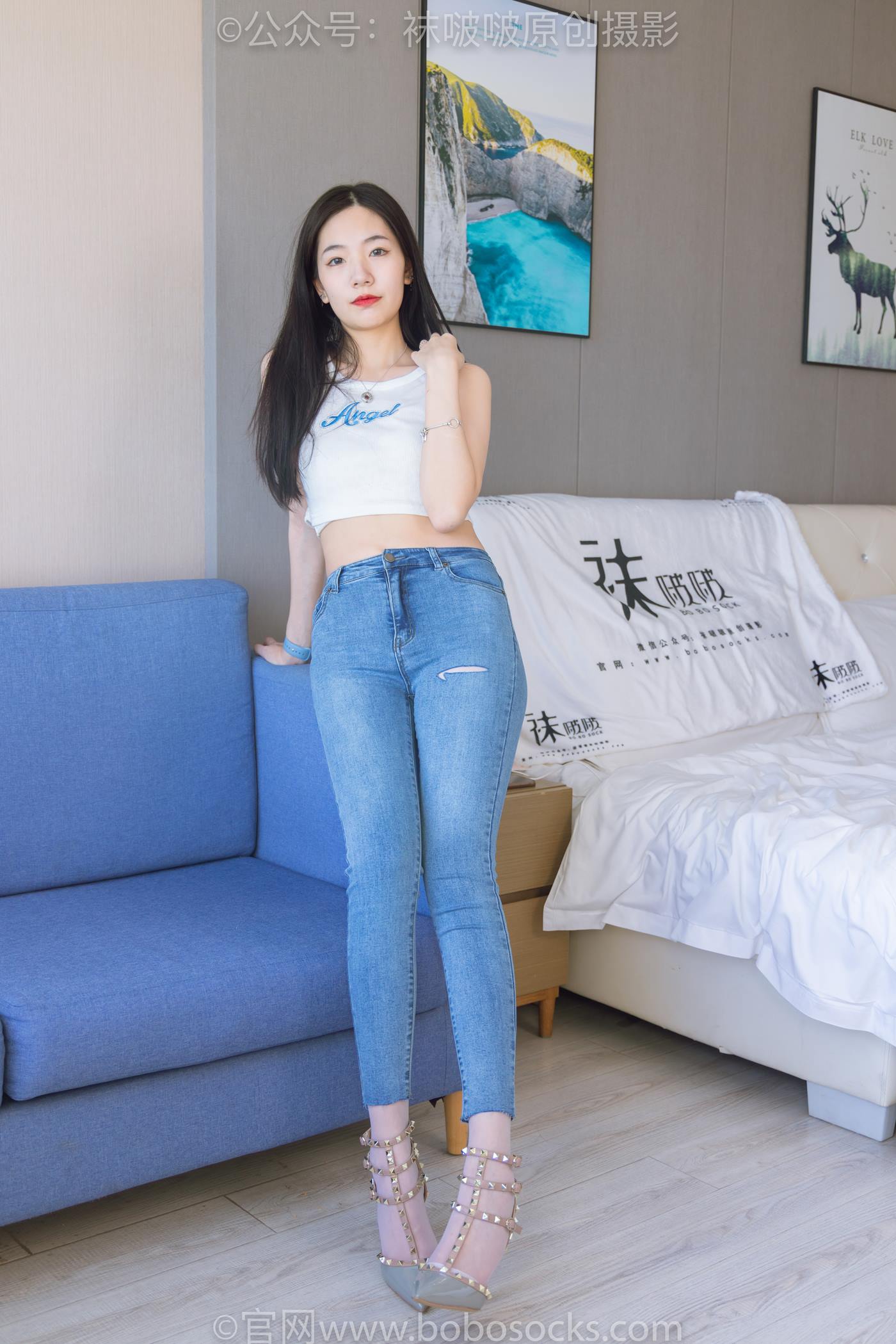 图片[21]-[BoBoSocks袜啵啵]NO.201 小甜豆-高跟鞋、白丝[140P] – 速更版-美库