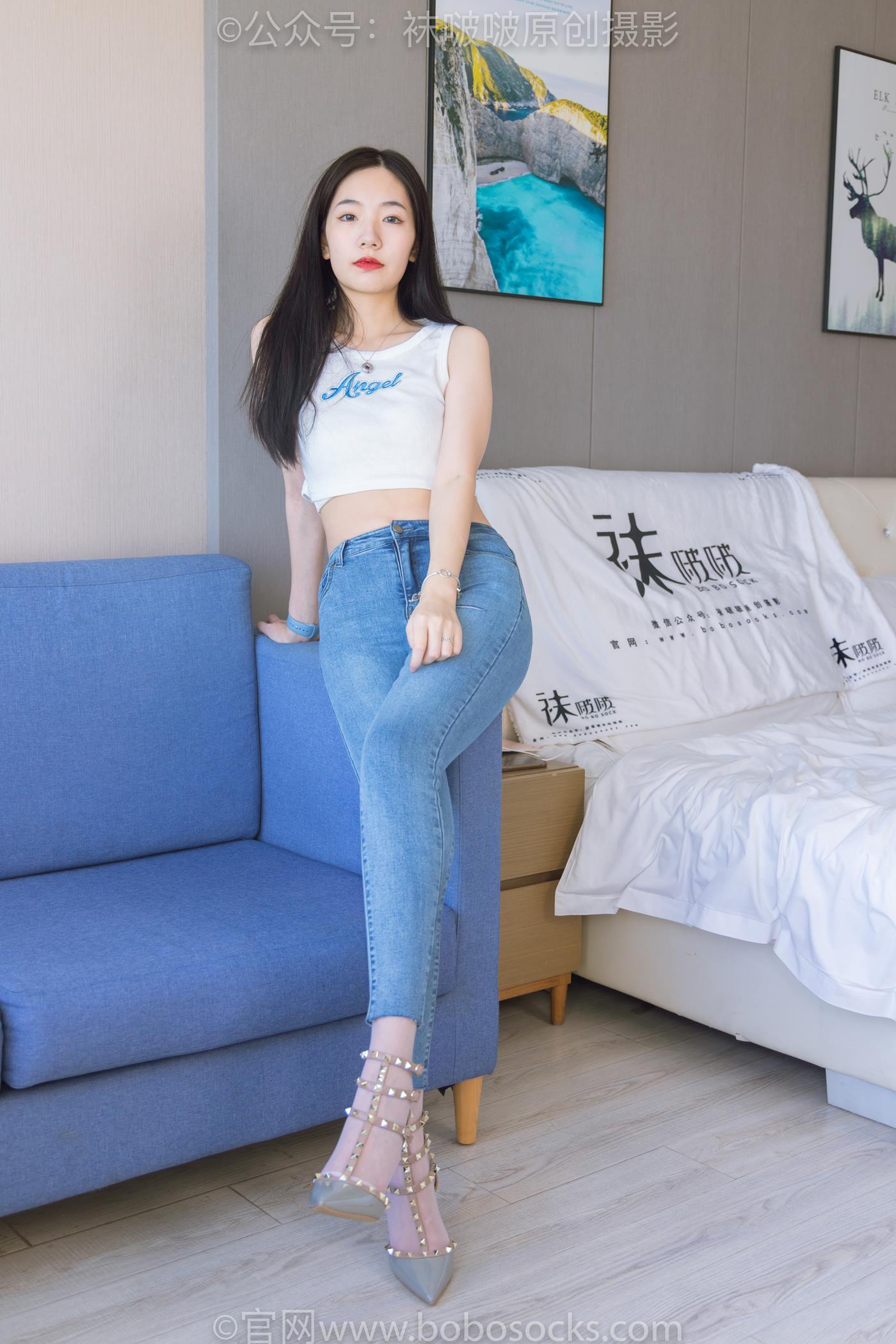 图片[22]-[BoBoSocks袜啵啵]NO.201 小甜豆-高跟鞋、白丝[140P] – 速更版-美库