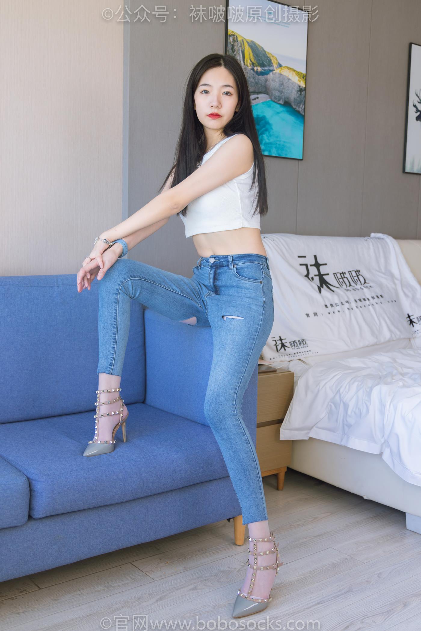 图片[24]-[BoBoSocks袜啵啵]NO.201 小甜豆-高跟鞋、白丝[140P] – 速更版-美库