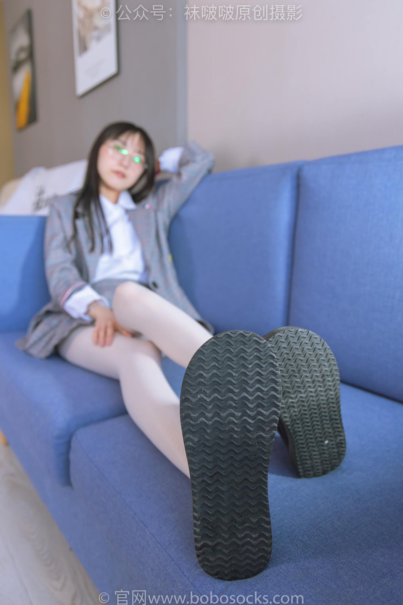 图片[45]-[BoBoSocks袜啵啵]NO.202 稚予-皮鞋、白色蕾丝丝袜、ol风[140P] – 速更版-美库