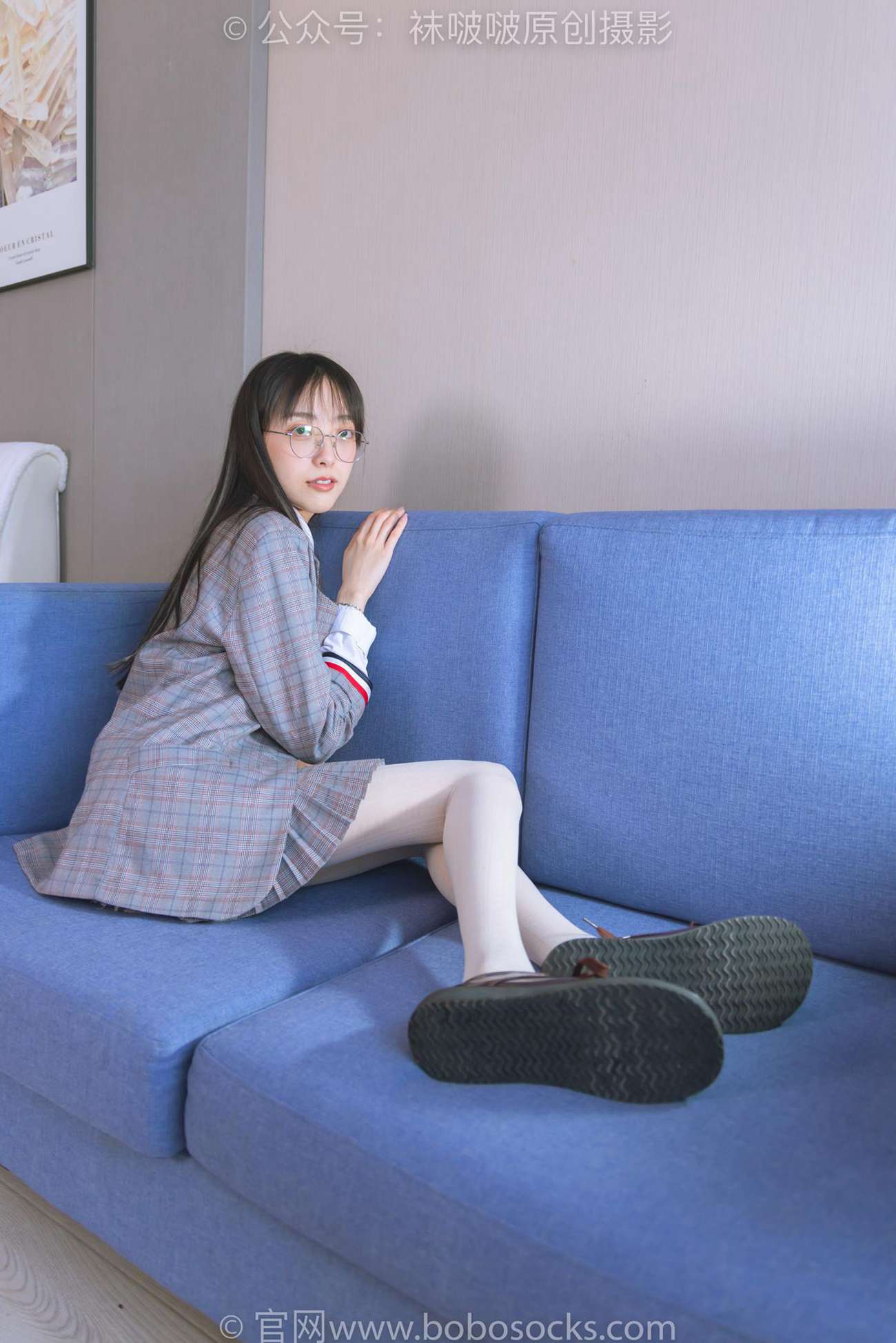 图片[48]-[BoBoSocks袜啵啵]NO.202 稚予-皮鞋、白色蕾丝丝袜、ol风[140P] – 速更版-美库