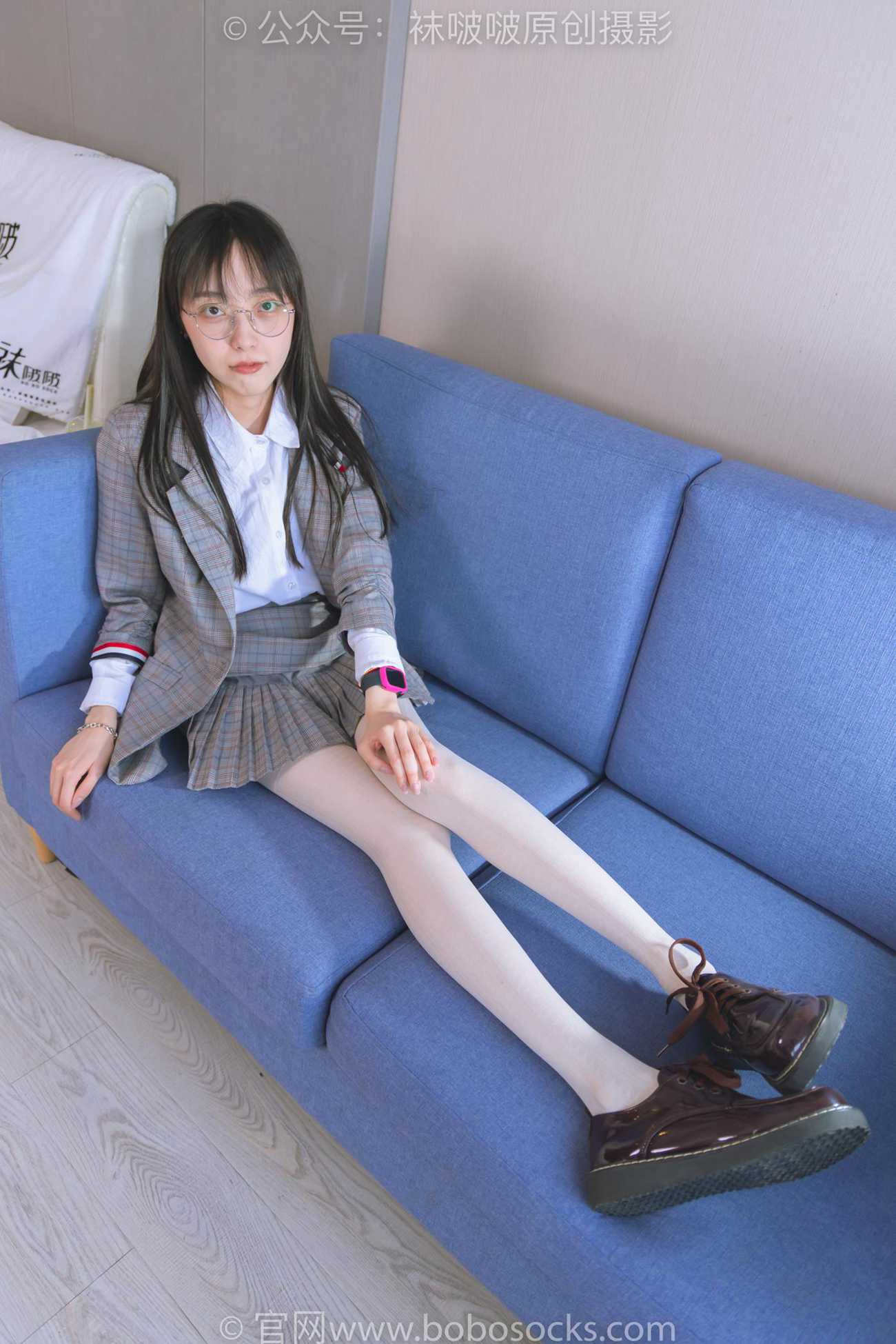 图片[51]-[BoBoSocks袜啵啵]NO.202 稚予-皮鞋、白色蕾丝丝袜、ol风[140P] – 速更版-美库