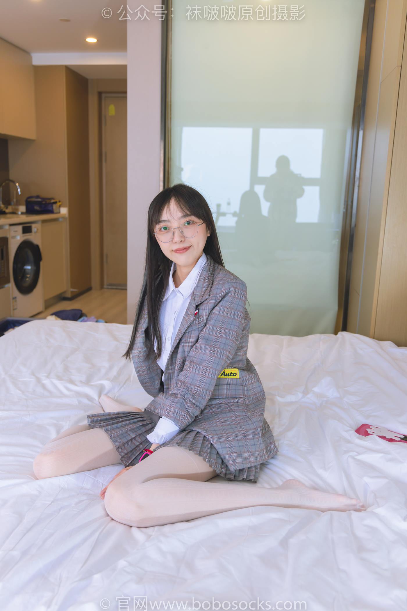 图片[81]-[BoBoSocks袜啵啵]NO.202 稚予-皮鞋、白色蕾丝丝袜、ol风[140P] – 速更版-美库