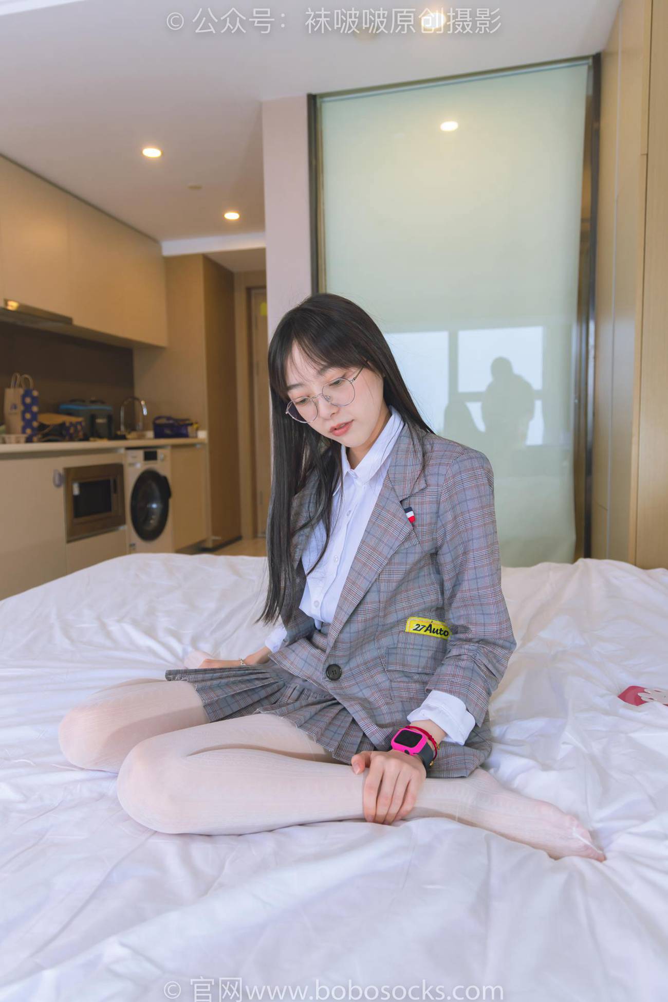 图片[85]-[BoBoSocks袜啵啵]NO.202 稚予-皮鞋、白色蕾丝丝袜、ol风[140P] – 速更版-美库