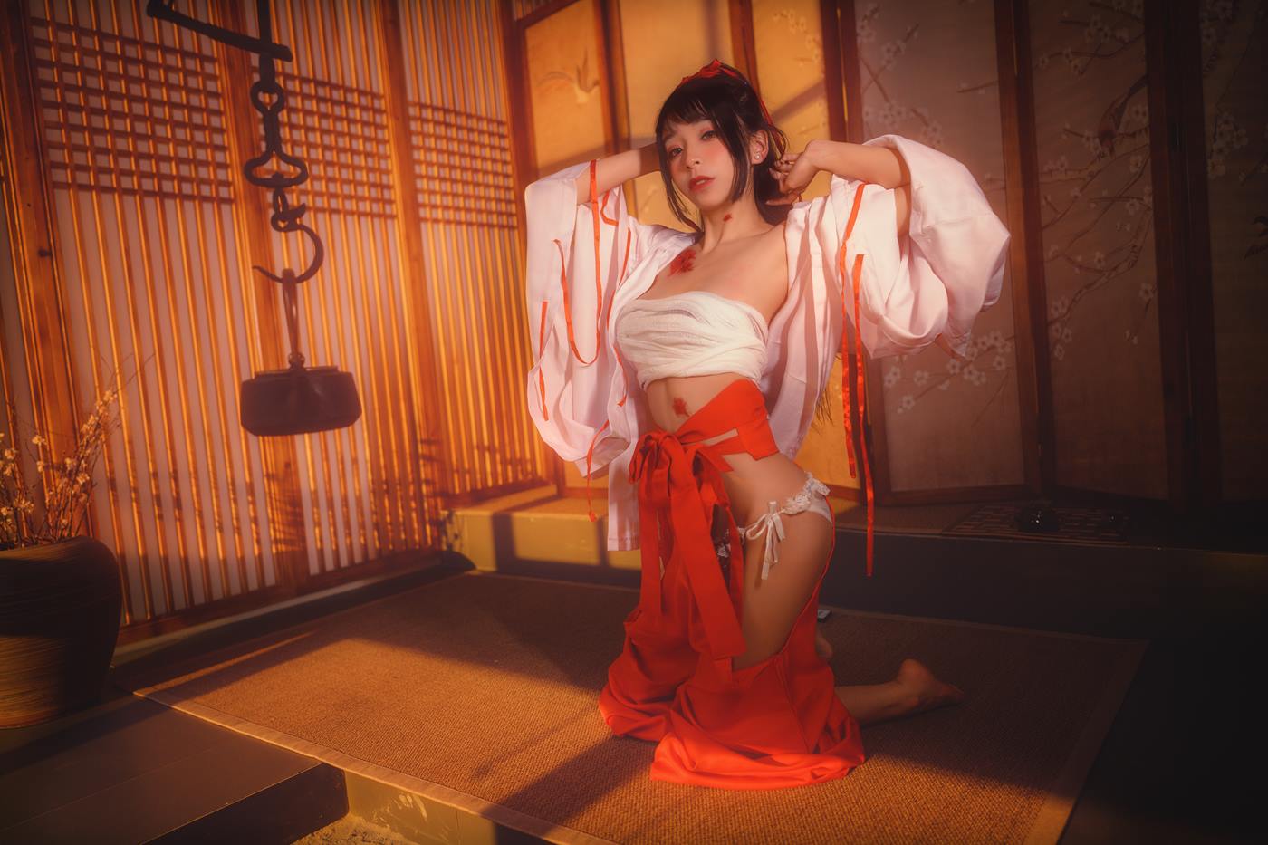 图片[24]-特软儿Sona – 巫女[24P] – 速更版-美库