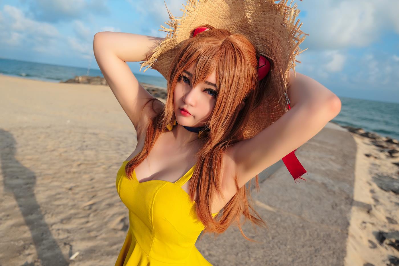 图片[16]-Potato Godzilla  – Asuka Yellow Dress[27P] – 速更版-美库