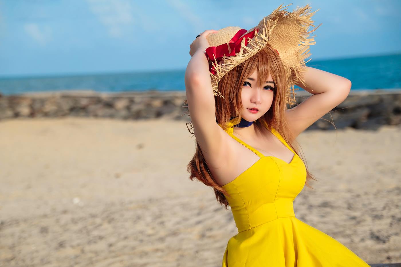 图片[22]-Potato Godzilla  – Asuka Yellow Dress[27P] – 速更版-美库
