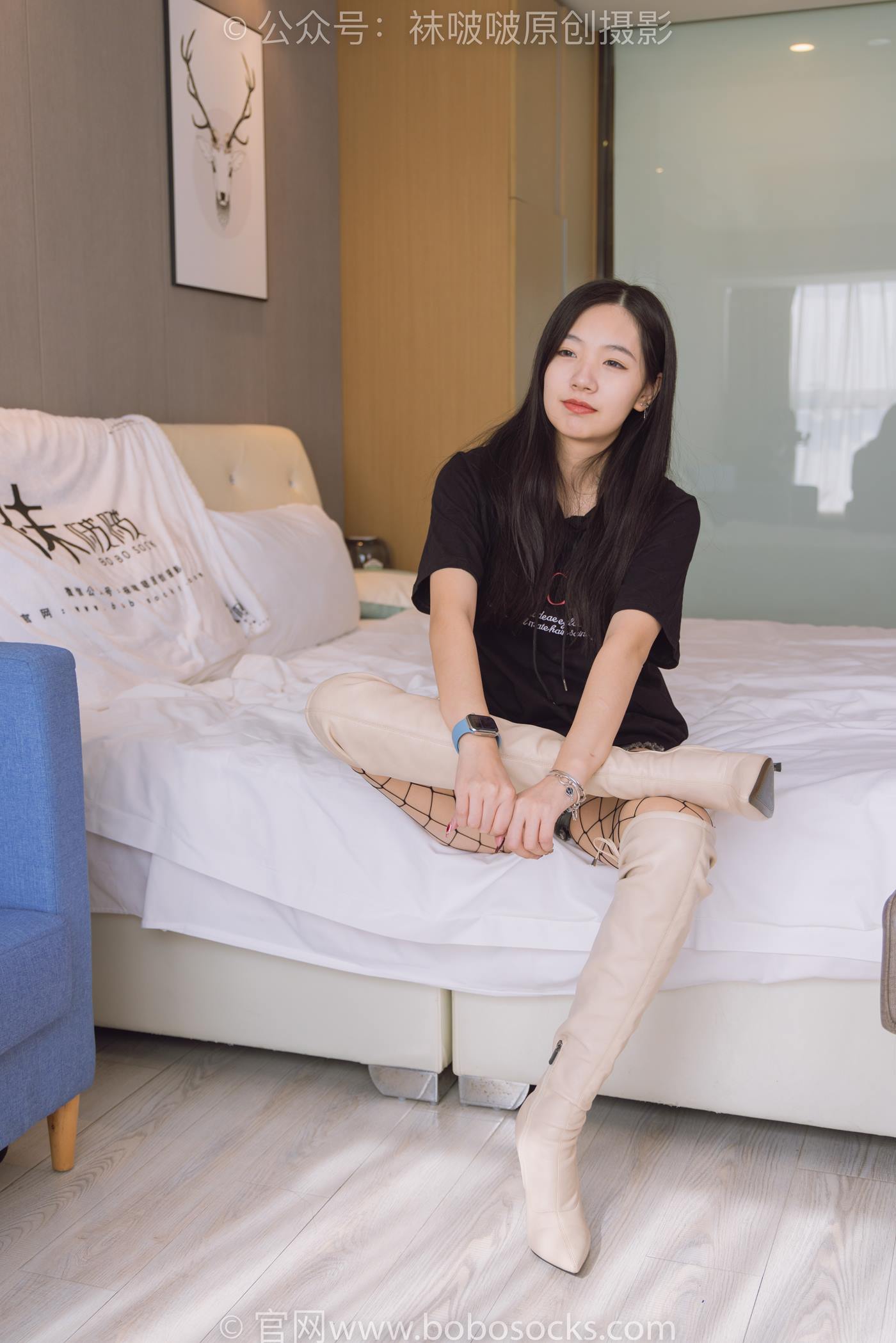 图片[10]-[BoBoSocks袜啵啵]NO.203 三双靴子、黑丝、网袜[144P] – 速更版-美库