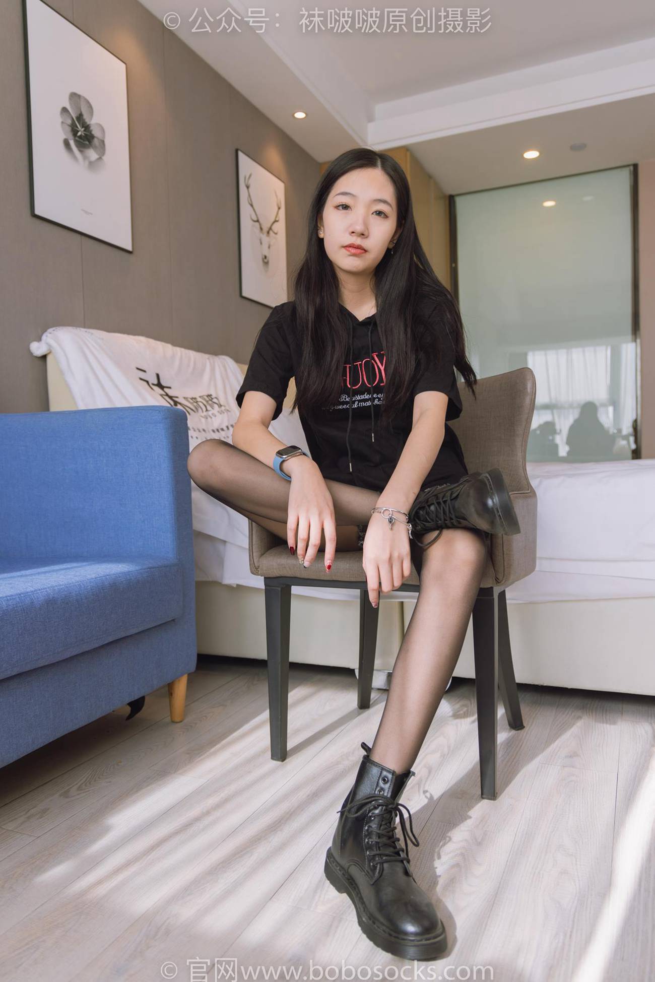 图片[19]-[BoBoSocks袜啵啵]NO.203 三双靴子、黑丝、网袜[144P] – 速更版-美库