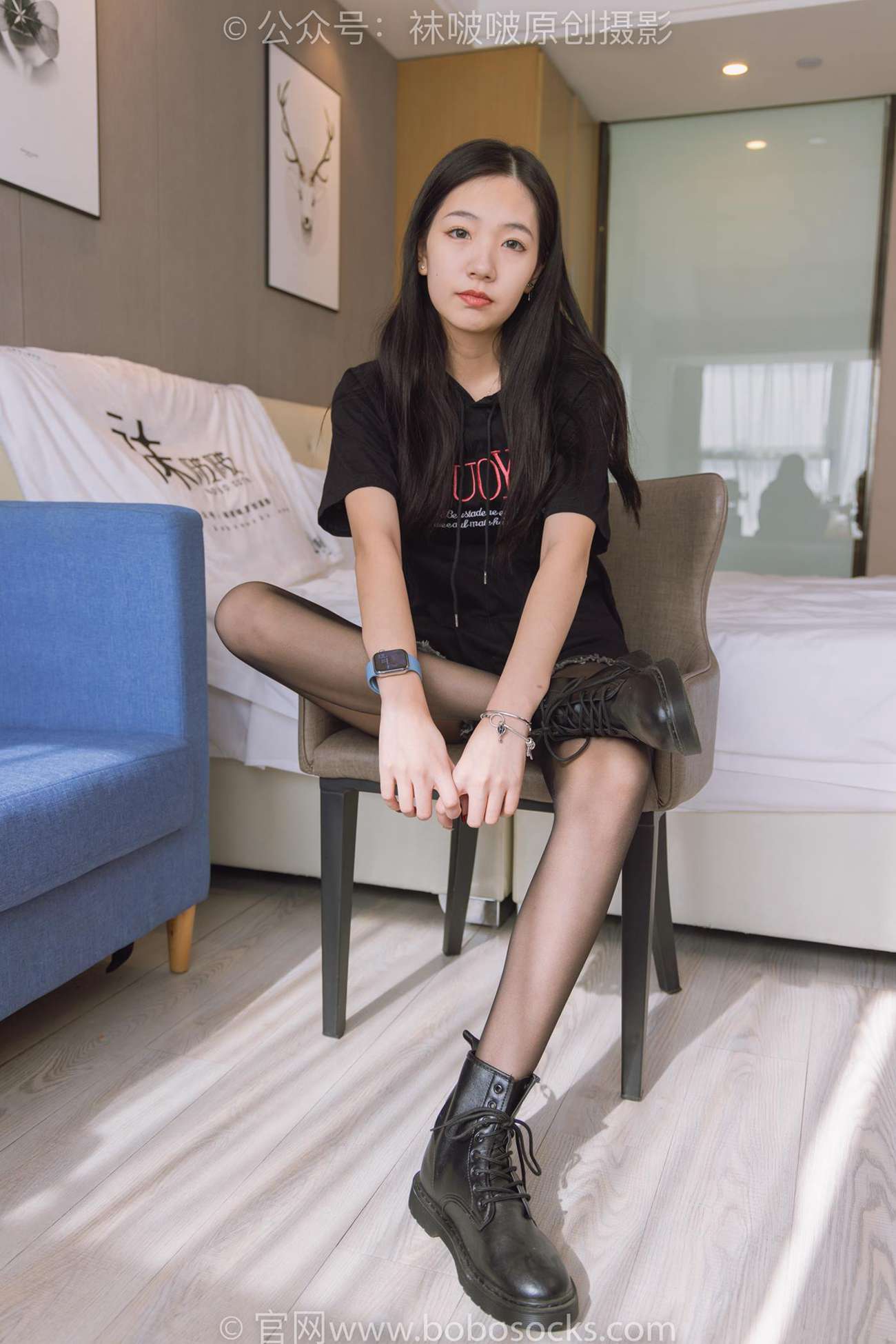 图片[20]-[BoBoSocks袜啵啵]NO.203 三双靴子、黑丝、网袜[144P] – 速更版-美库