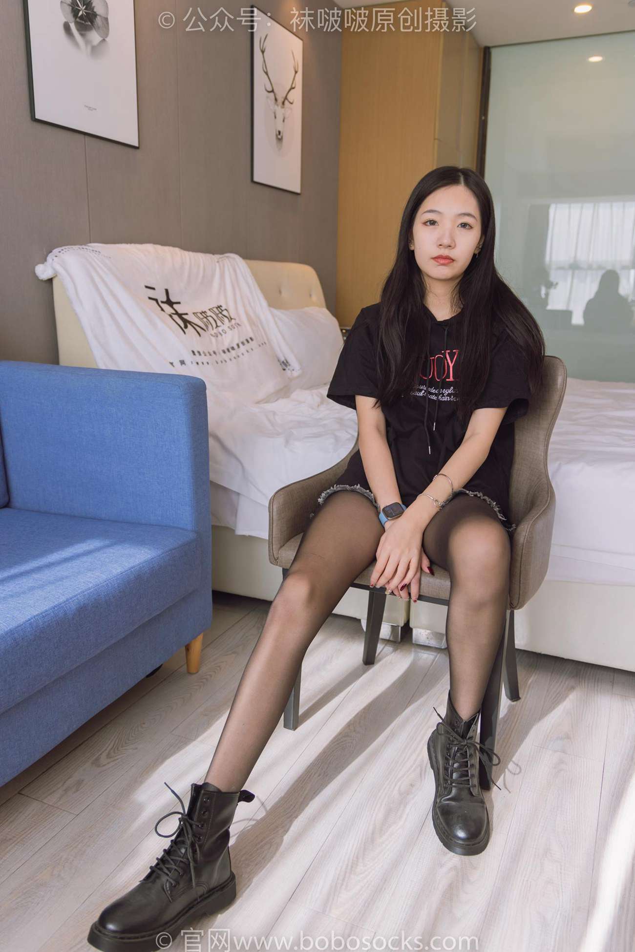 图片[27]-[BoBoSocks袜啵啵]NO.203 三双靴子、黑丝、网袜[144P] – 速更版-美库