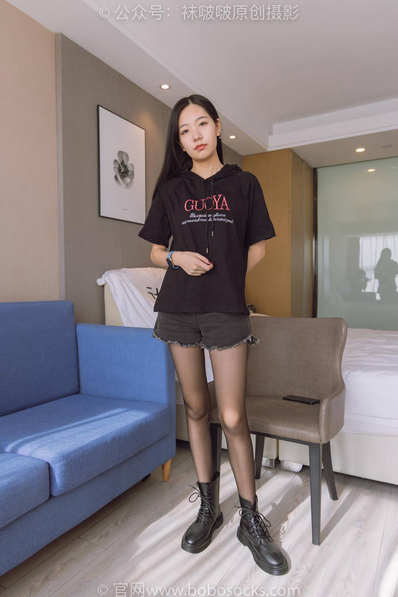 图片[32]-[BoBoSocks袜啵啵]NO.203 三双靴子、黑丝、网袜[144P] – 速更版-美库