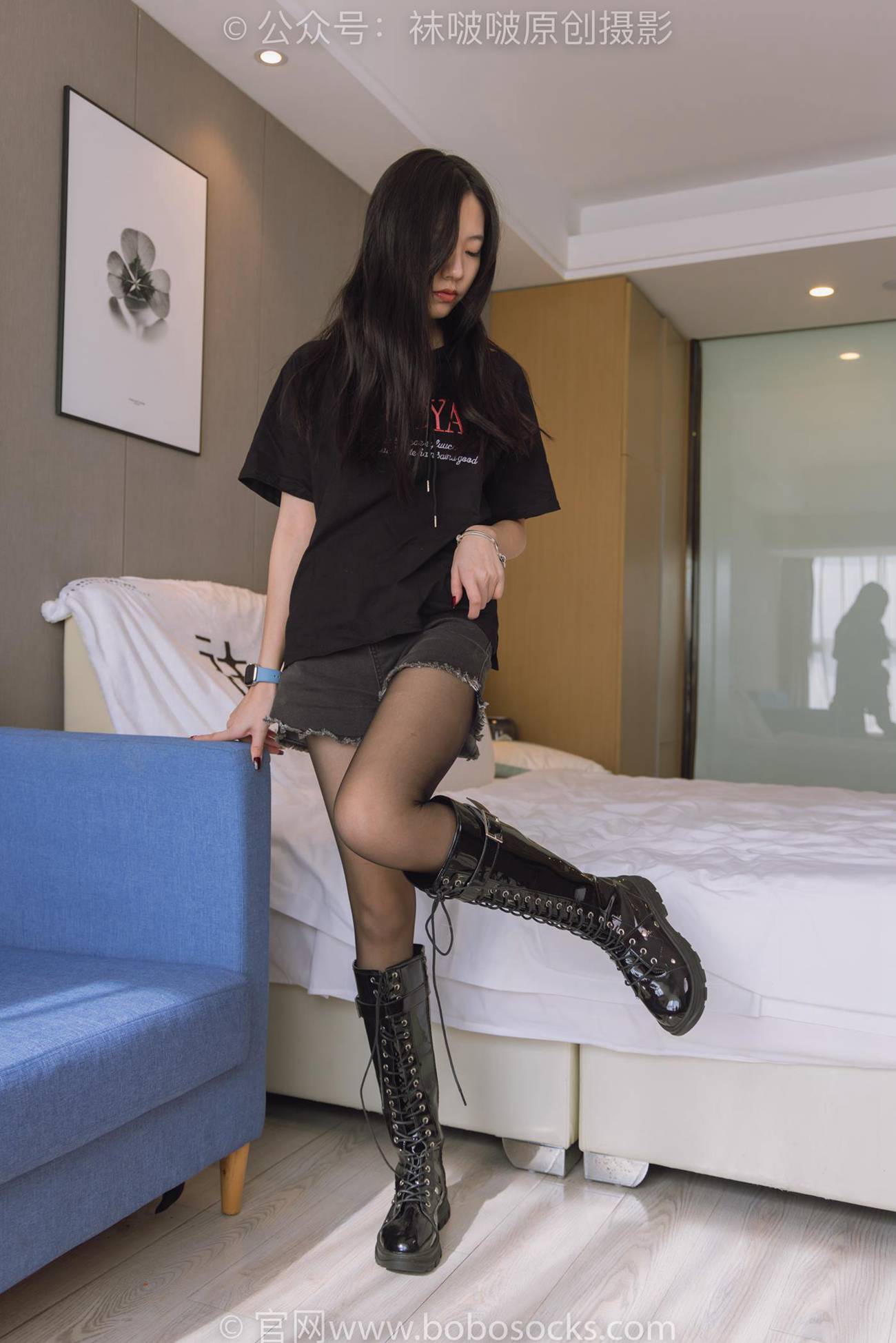 图片[39]-[BoBoSocks袜啵啵]NO.203 三双靴子、黑丝、网袜[144P] – 速更版-美库