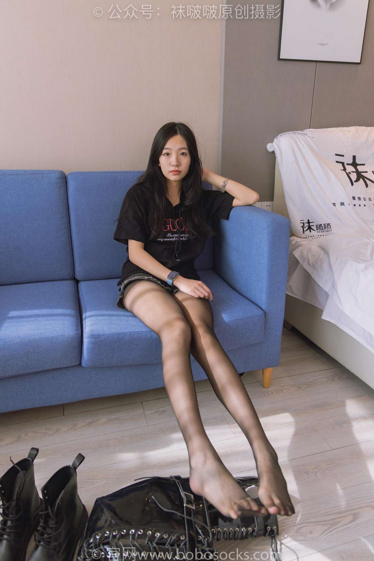 图片[62]-[BoBoSocks袜啵啵]NO.203 三双靴子、黑丝、网袜[144P] – 速更版-美库