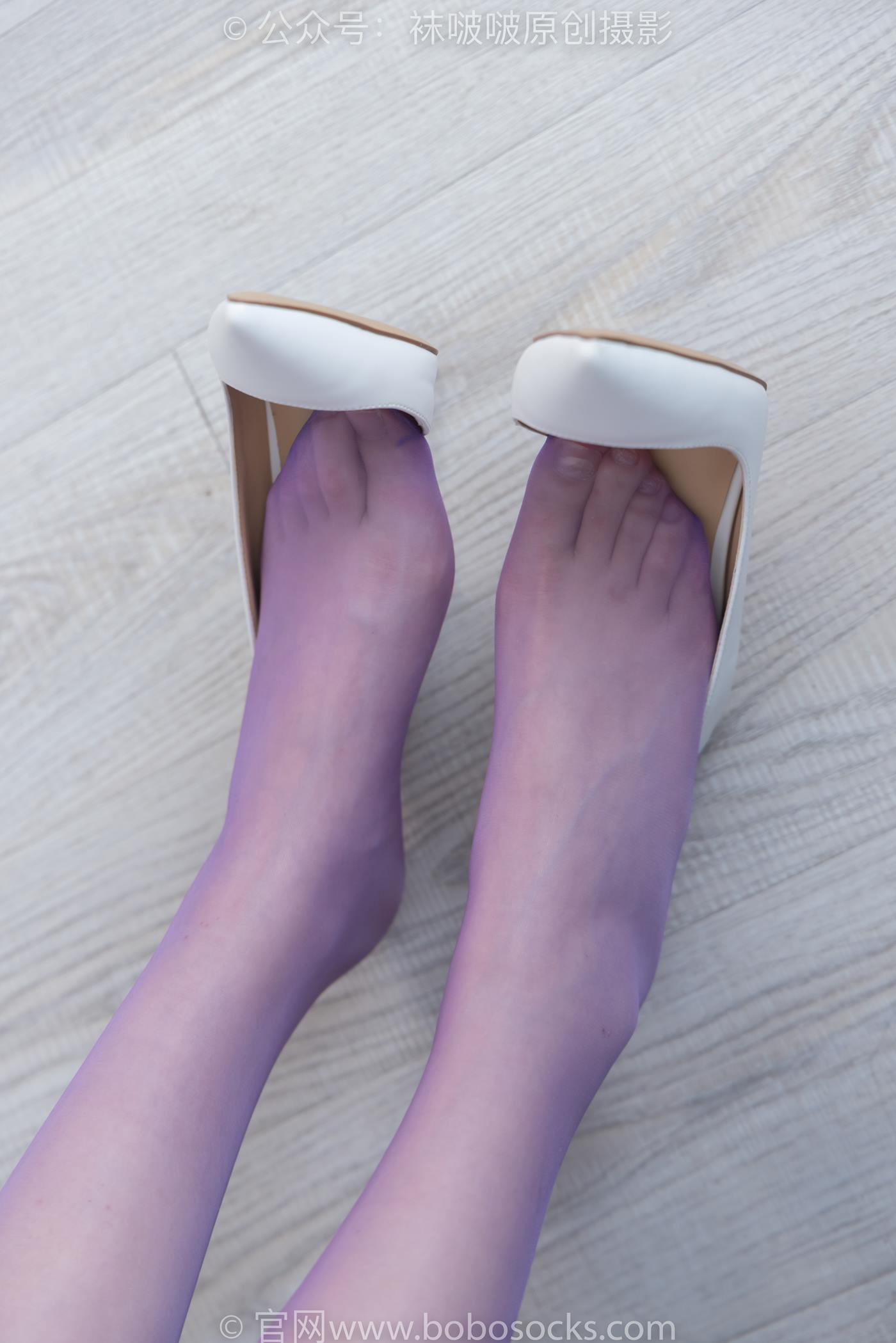 图片[60]-[BoBoSocks袜啵啵]NO.205 小甜豆-白色高跟鞋、紫色油亮丝袜[140P] – 速更版-美库